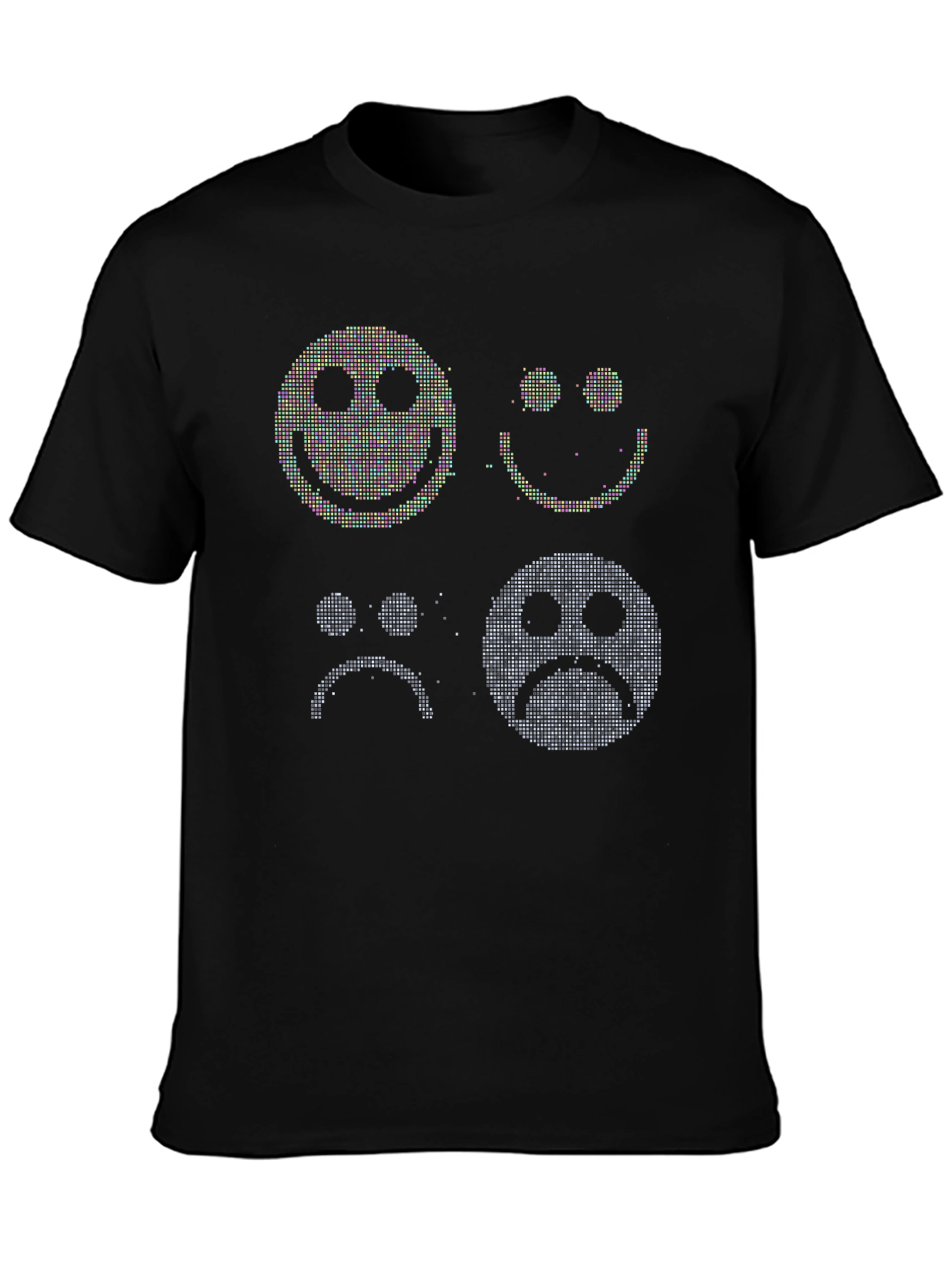 Expression Tee: Mood Emoji Graphic Print T-Shirt