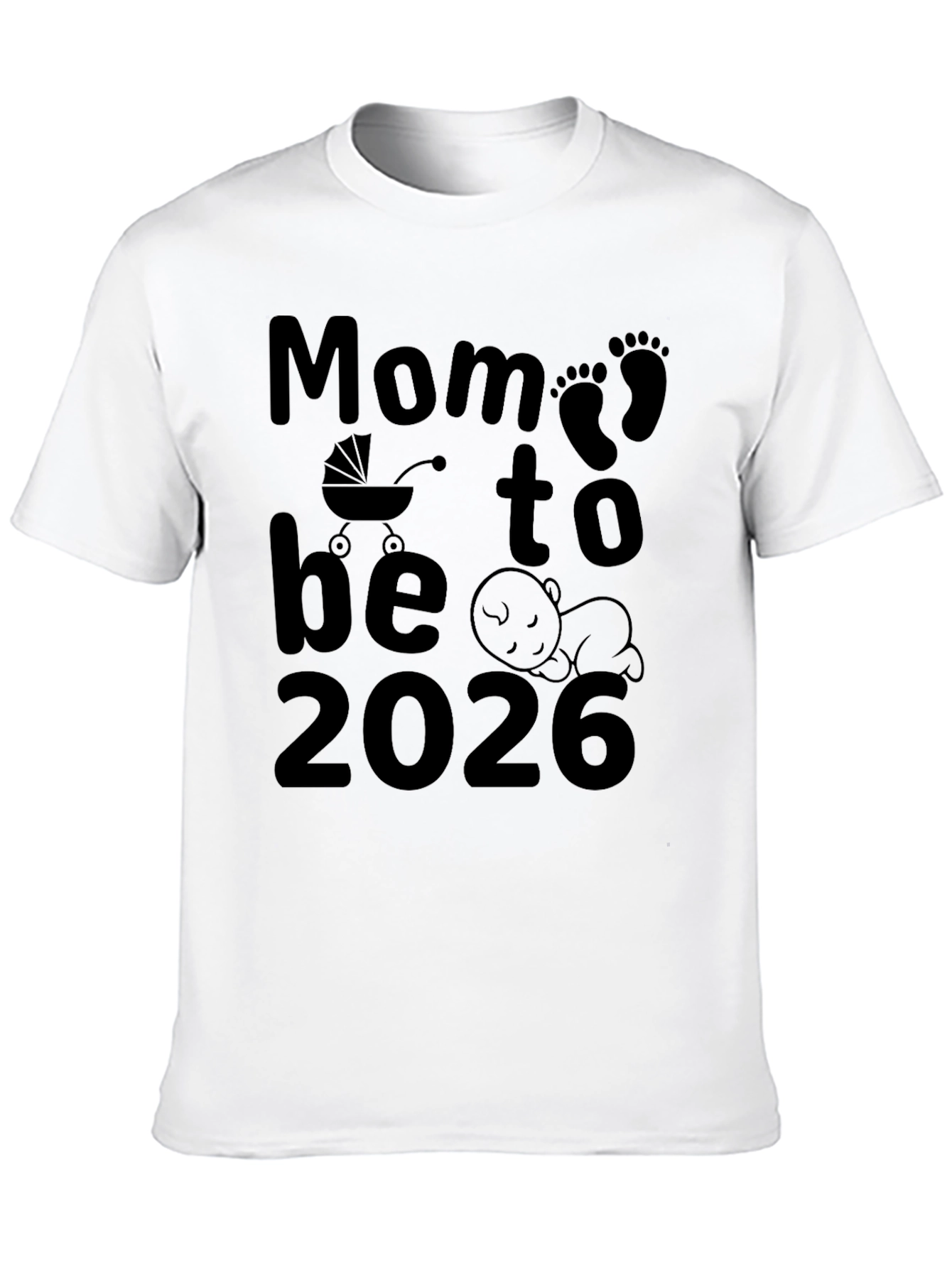 Mom to Be 2026 Graphic Tee