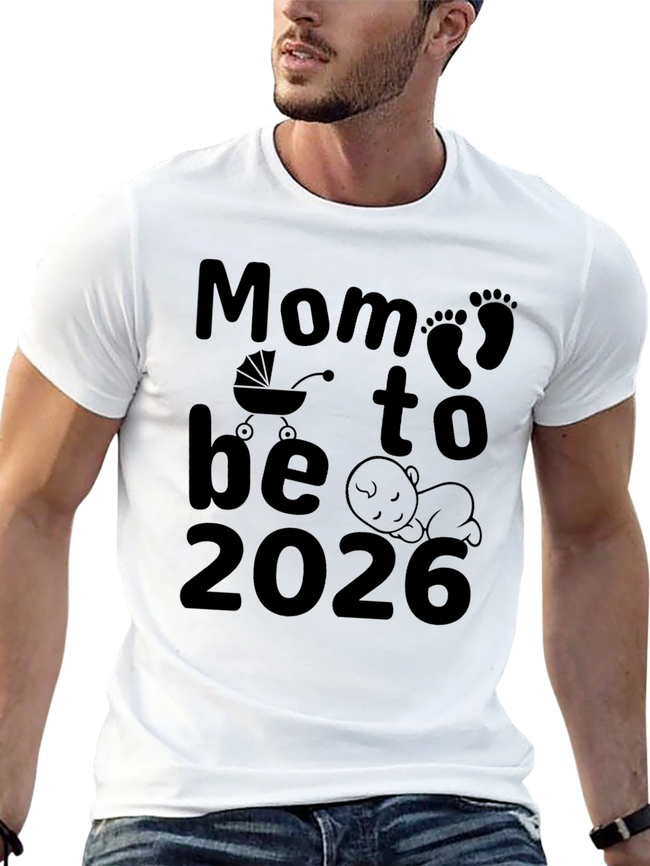 Mom to Be 2026 Graphic Tee