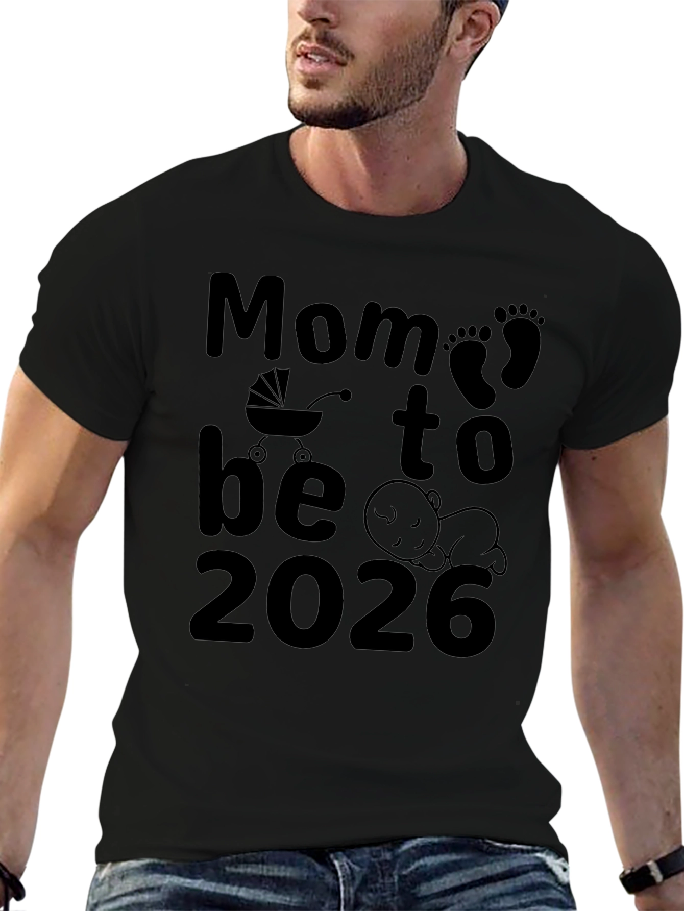 Mom to Be 2026 Graphic Tee