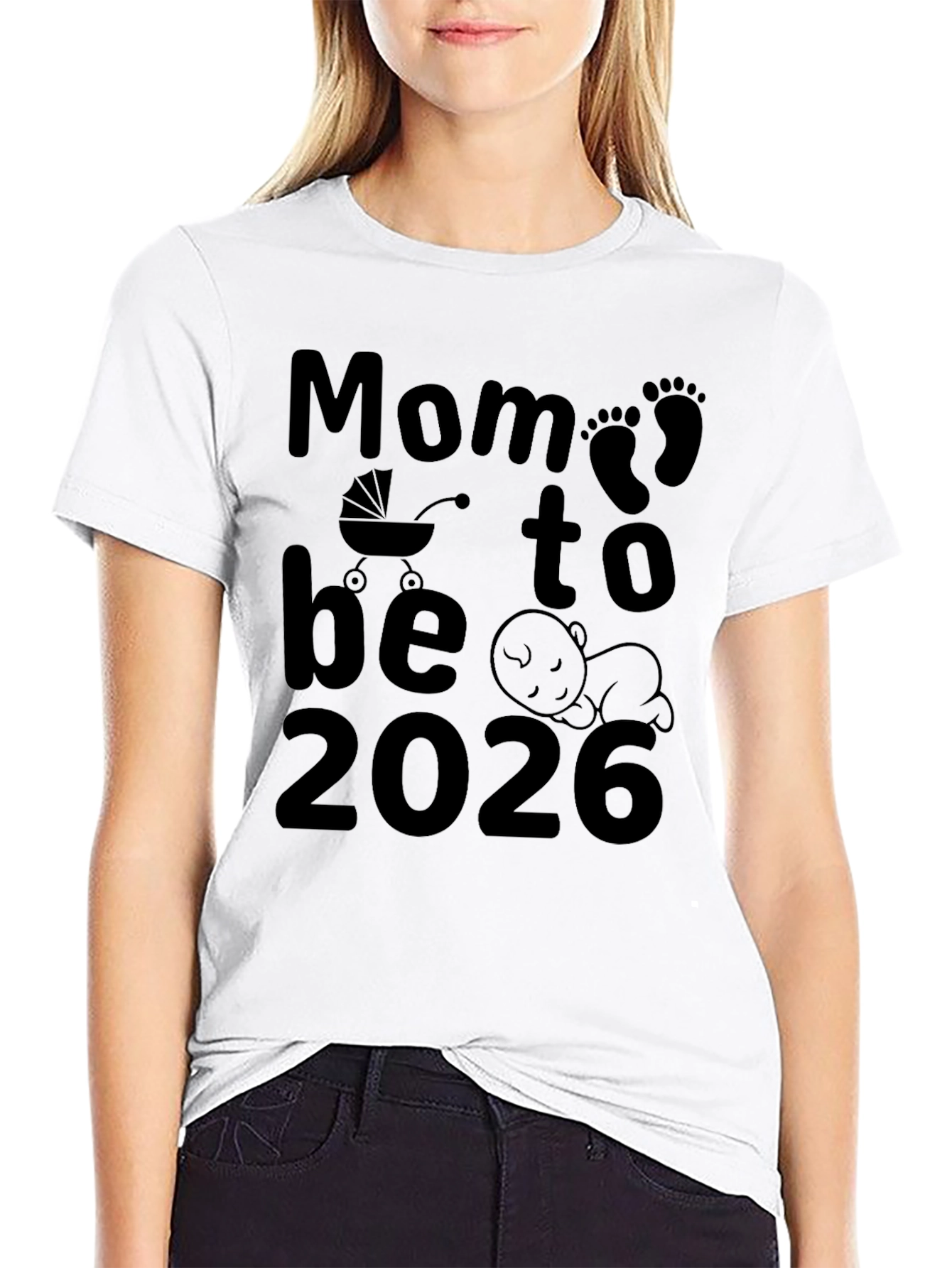Mom to Be 2026 Graphic Tee