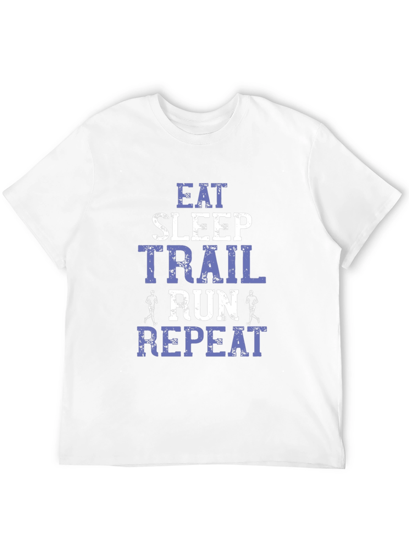 Eat Sleep Trail Run Repeat Black T-Shirt