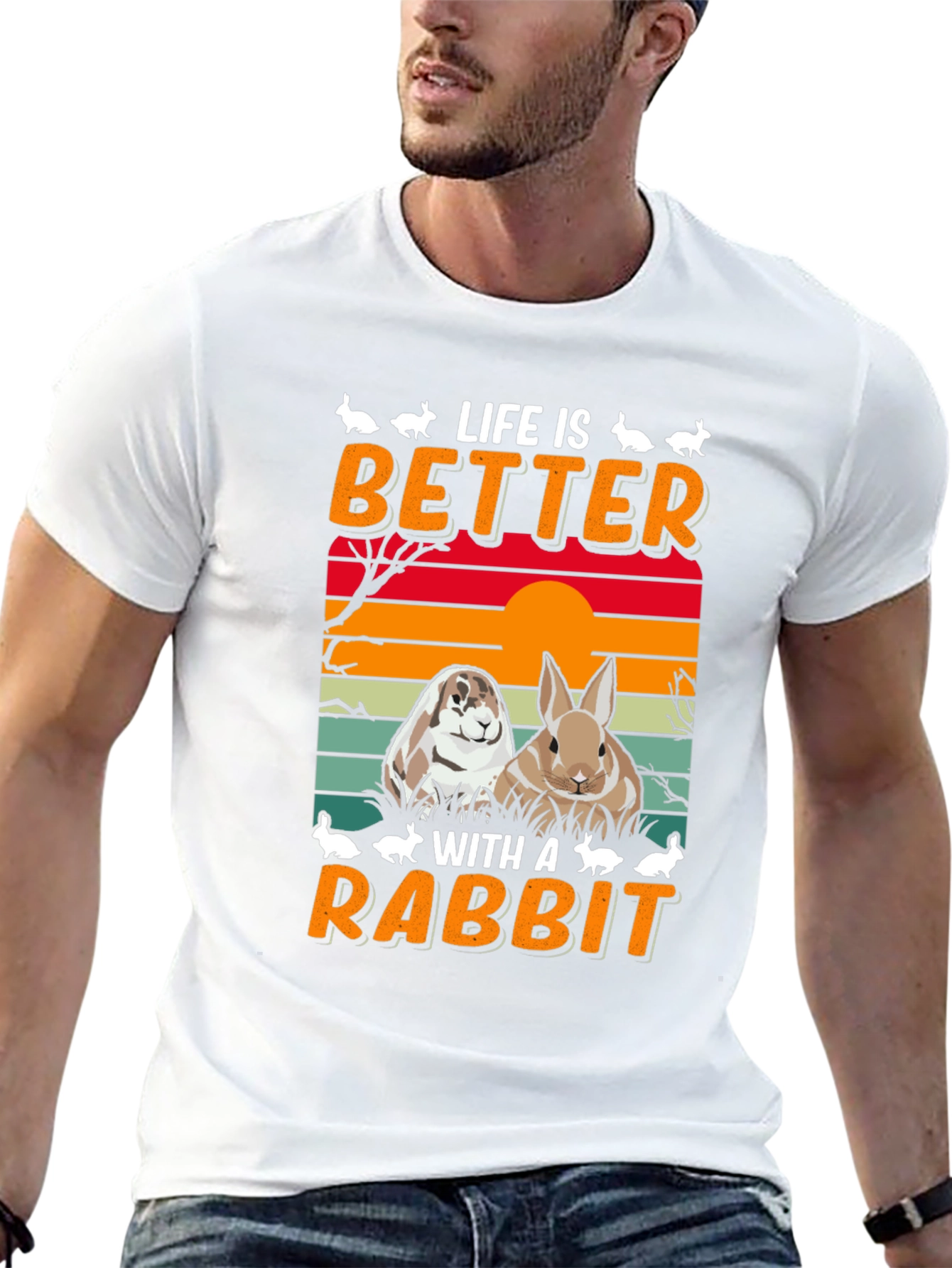 Life is Better With A Rabbit T-Shirt