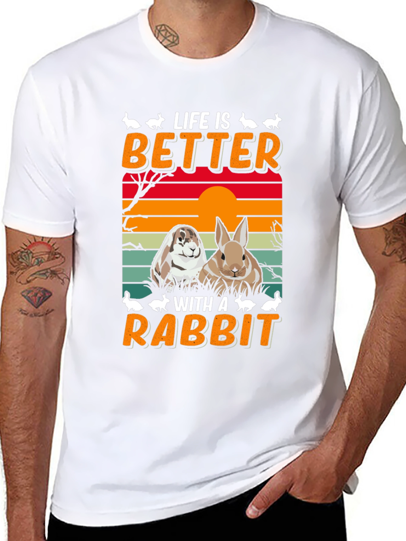 Life is Better With A Rabbit T-Shirt