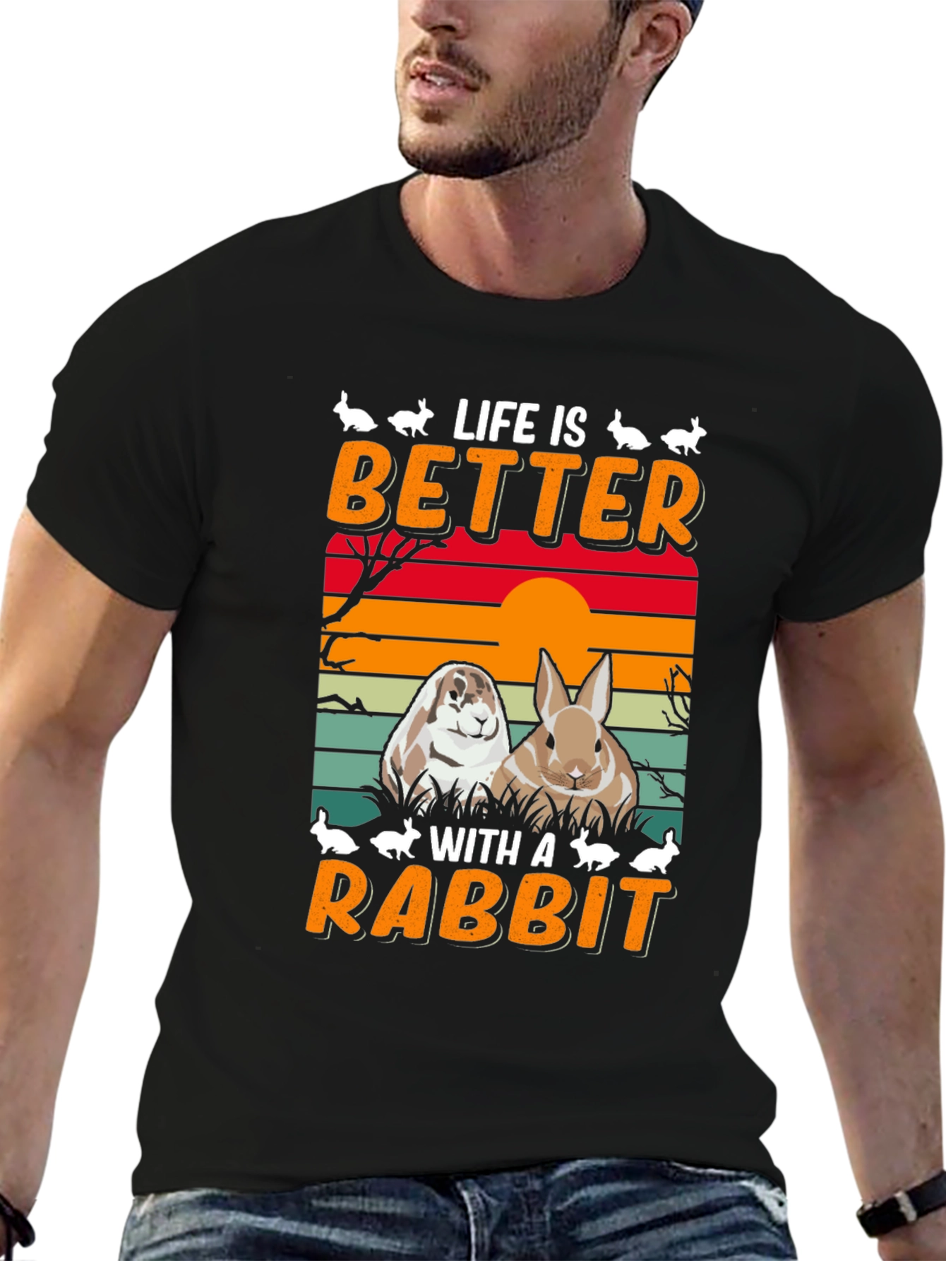 Life is Better With A Rabbit T-Shirt