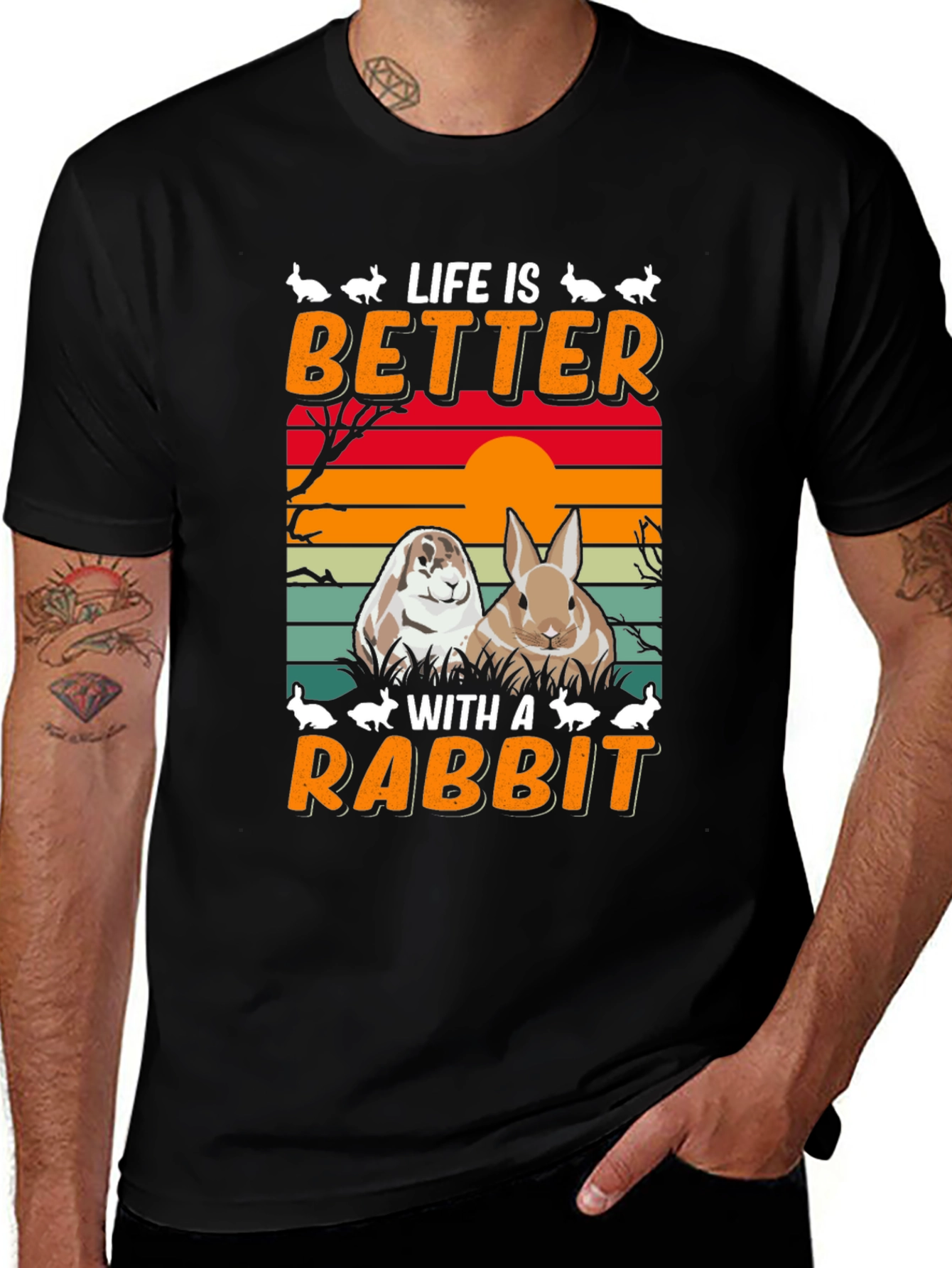 Life is Better With A Rabbit T-Shirt