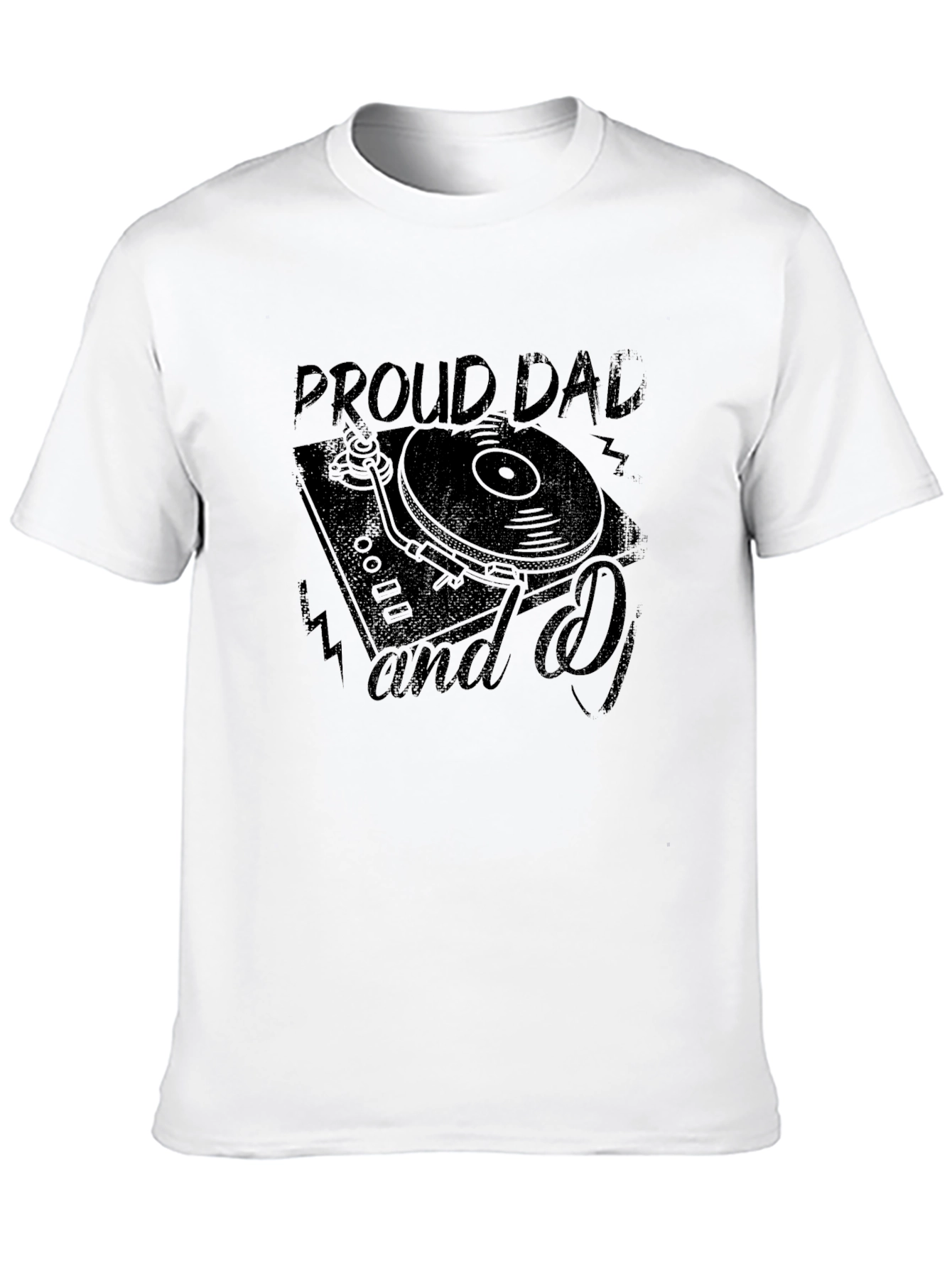 Proud Dad and DJ Black T-Shirt