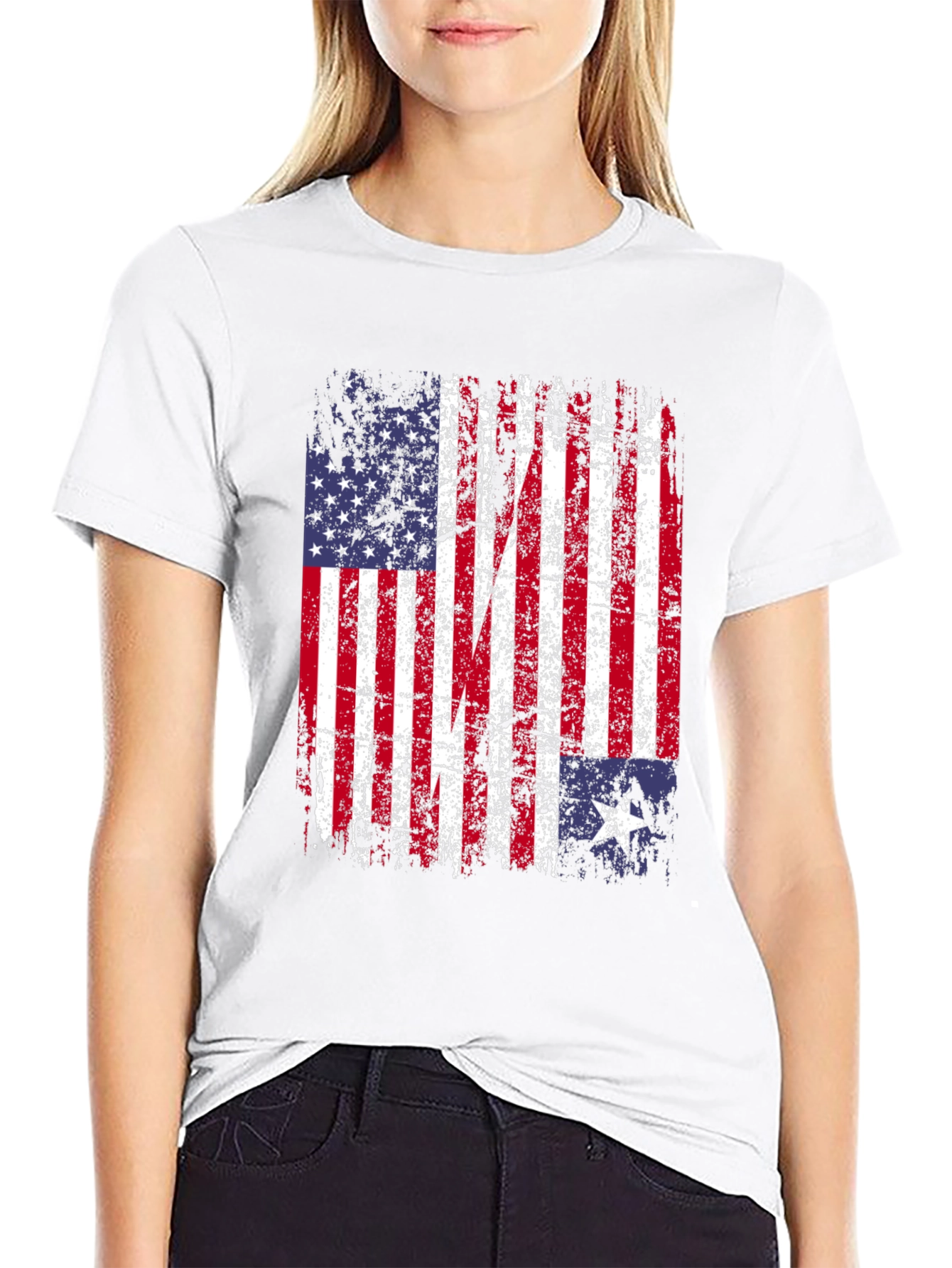 American Texas Flag T-Shirt Patriotic