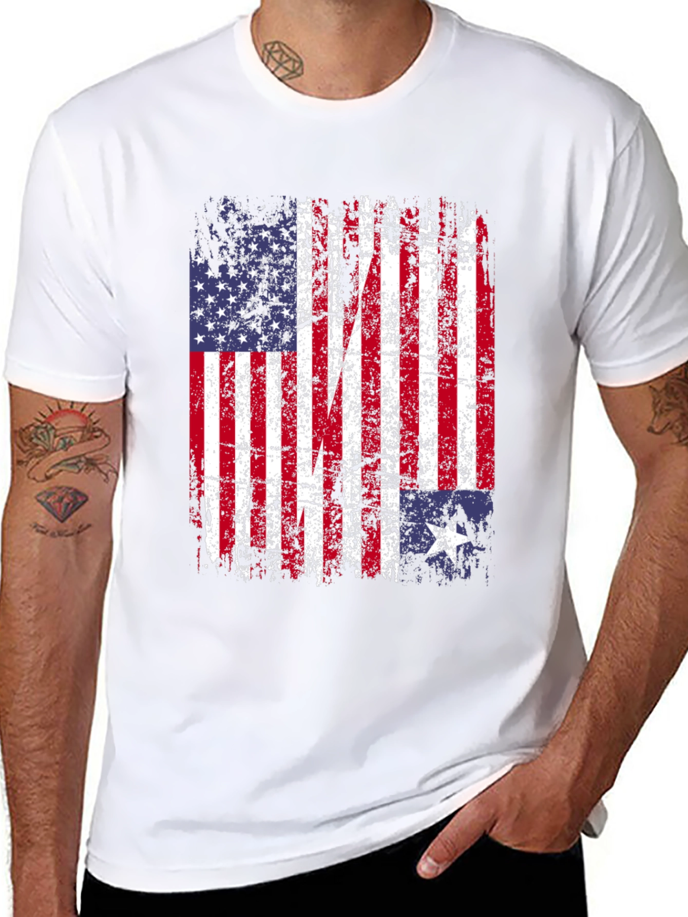 American Texas Flag T-Shirt Patriotic