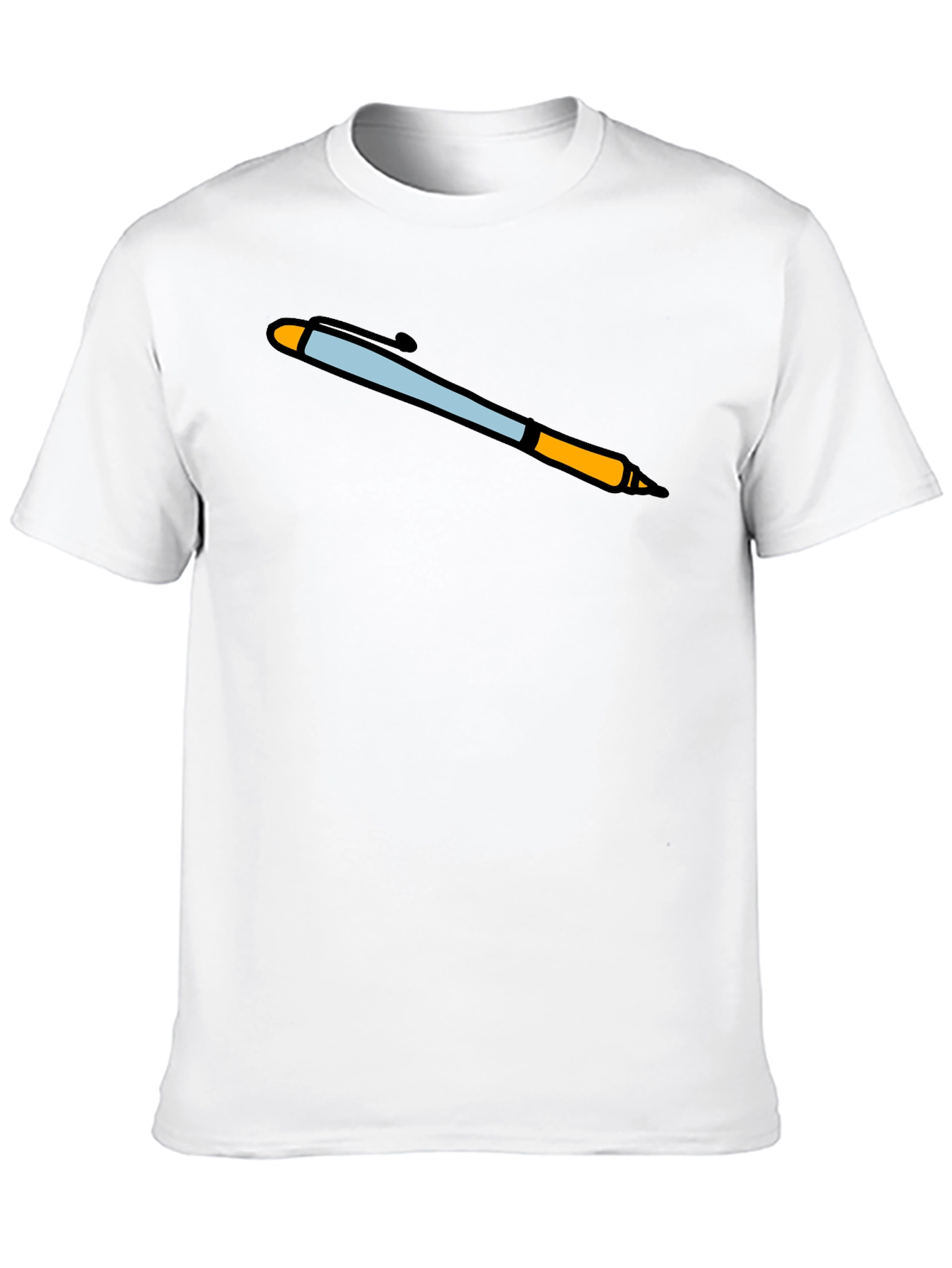 Novelty Pen Graphic Tee - Black
