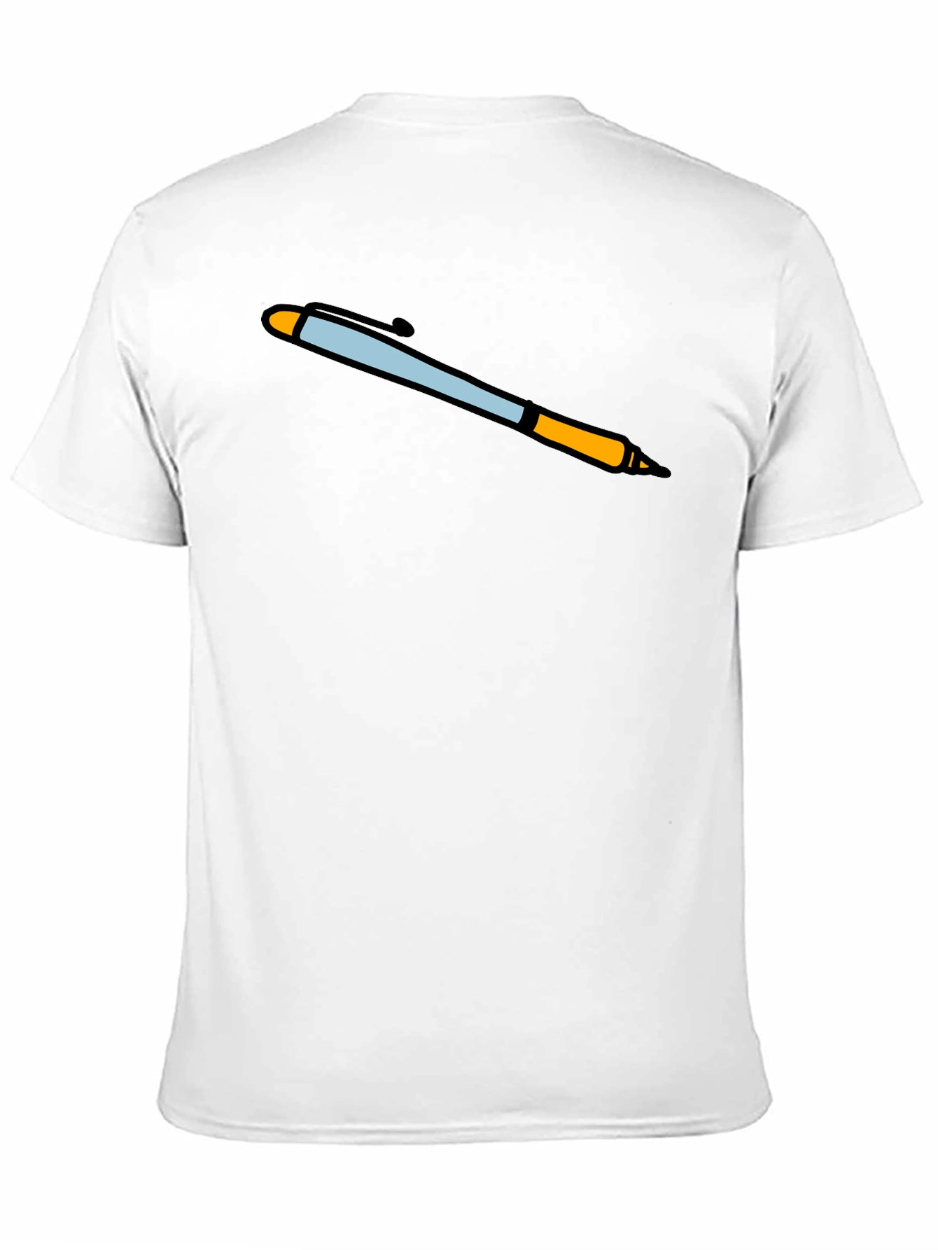 Novelty Pen Graphic Tee - Black