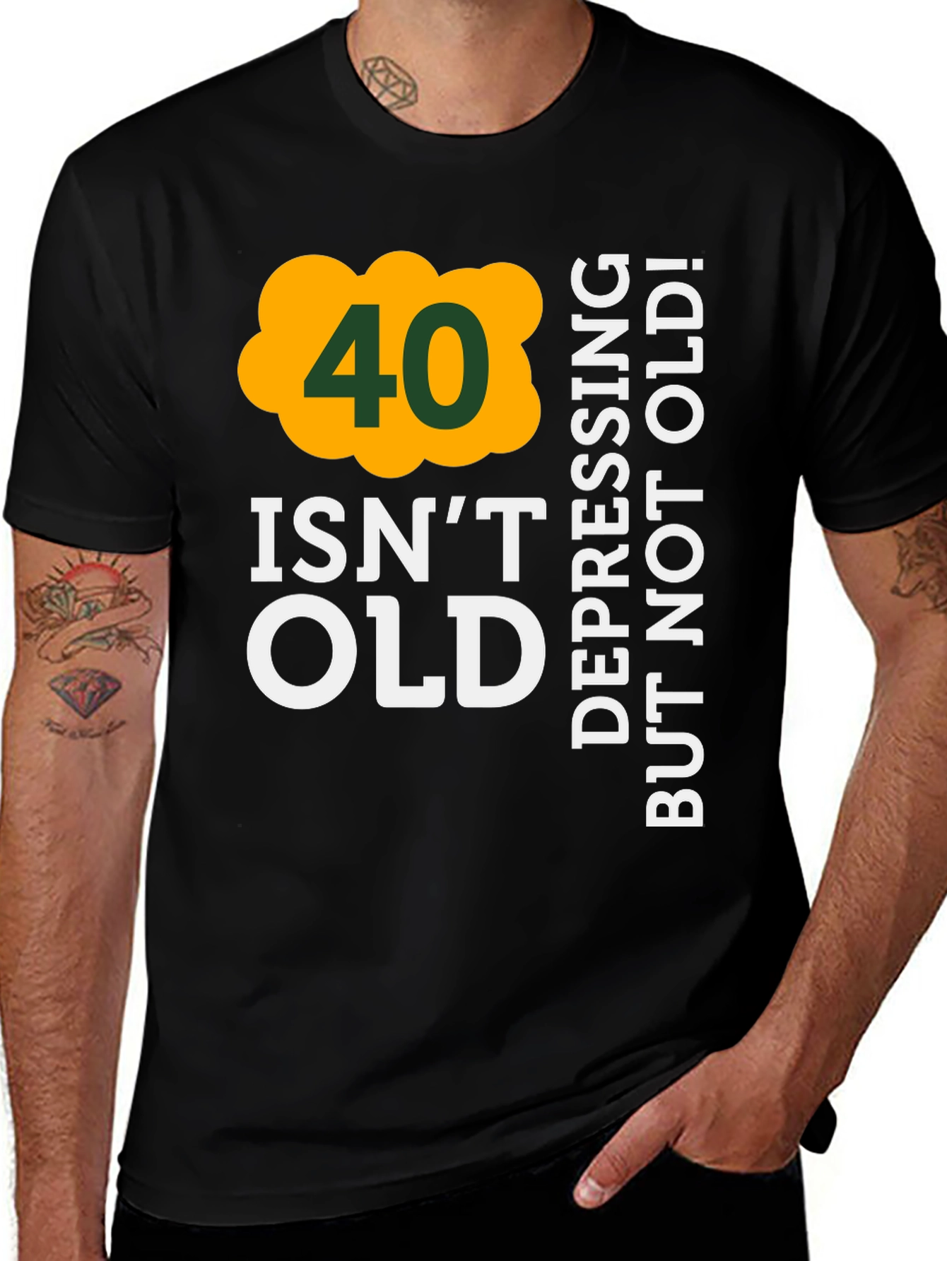 Funny 40th Birthday T-Shirt: Not Old!