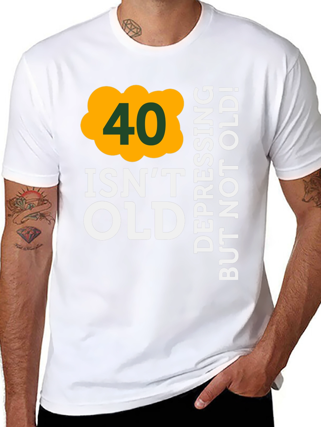 Funny 40th Birthday T-Shirt: Not Old!