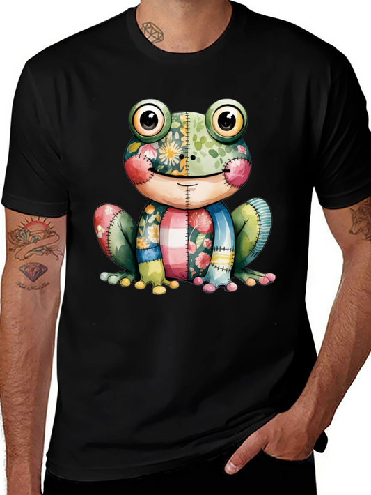 Frog Patchwork Tee - Cute and Unique Design