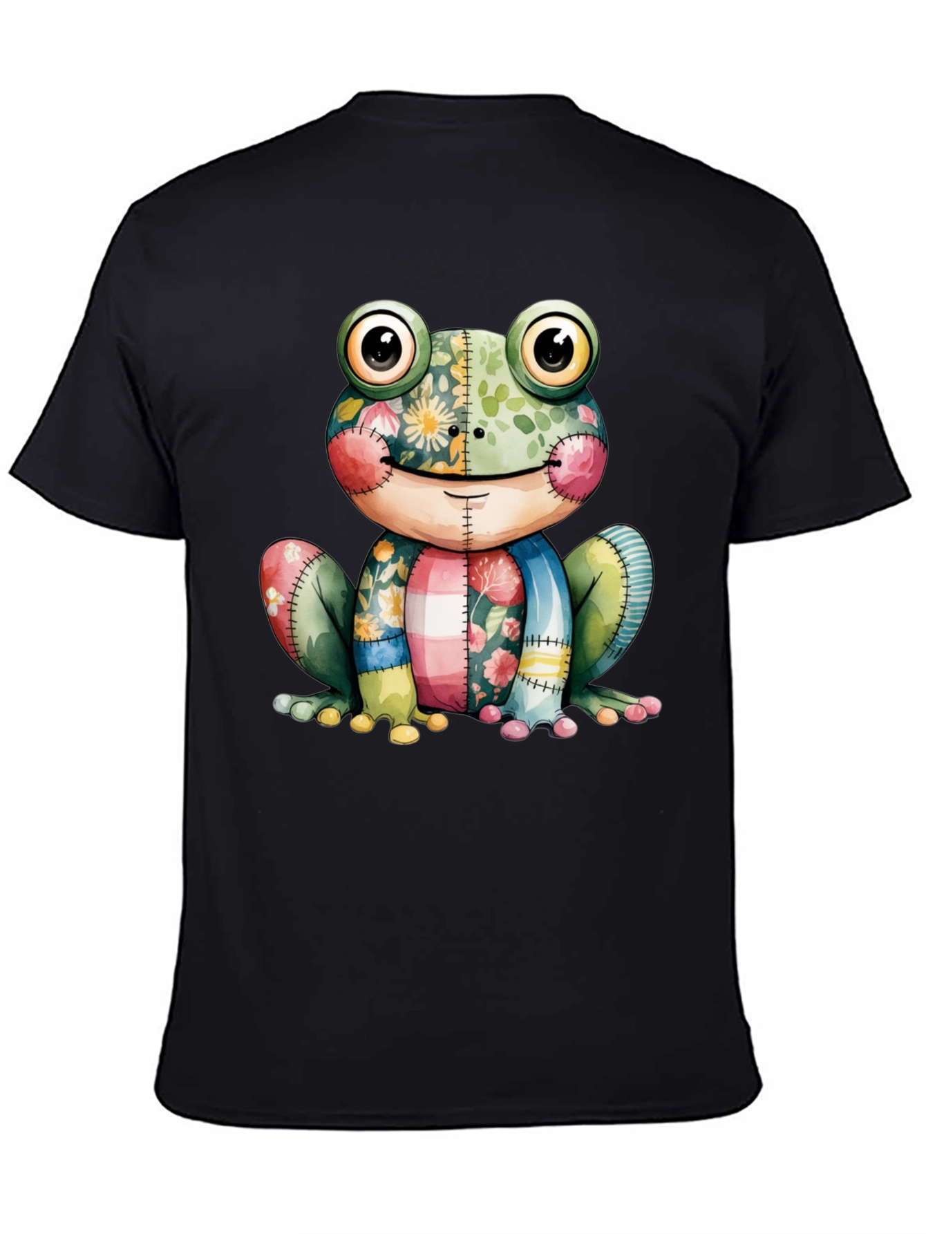 Frog Patchwork Tee - Cute and Unique Design