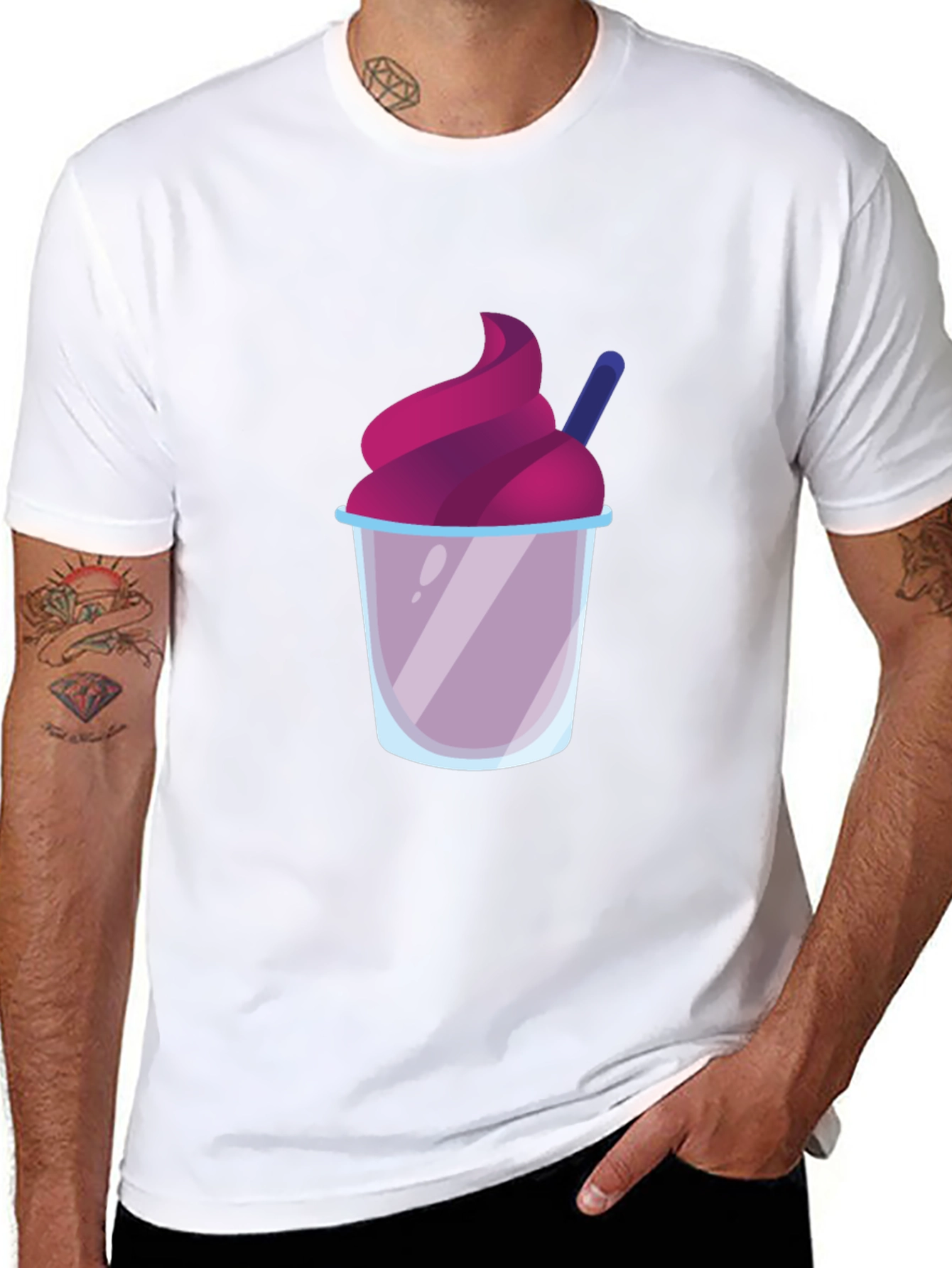 Cool Treat Tee - Fun Dessert Graphic T-Shirt