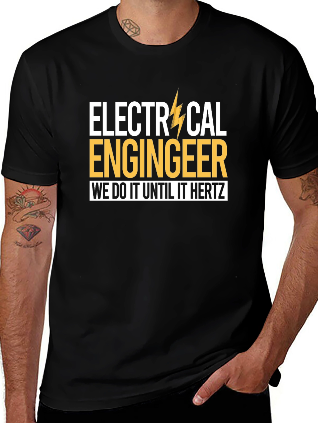 Electrical Engineer T-Shirt - Funny Hertz Design