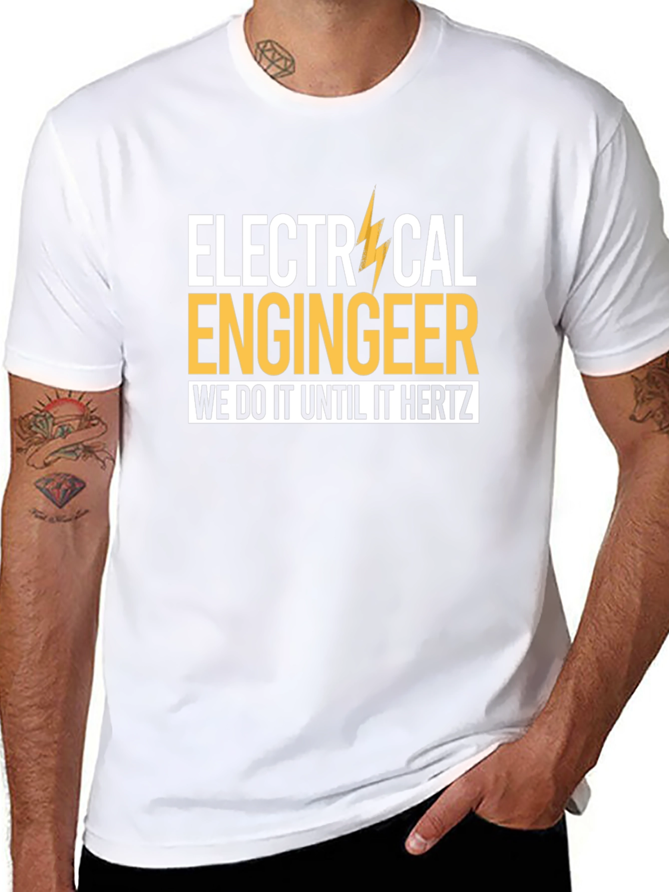 Electrical Engineer T-Shirt - Funny Hertz Design