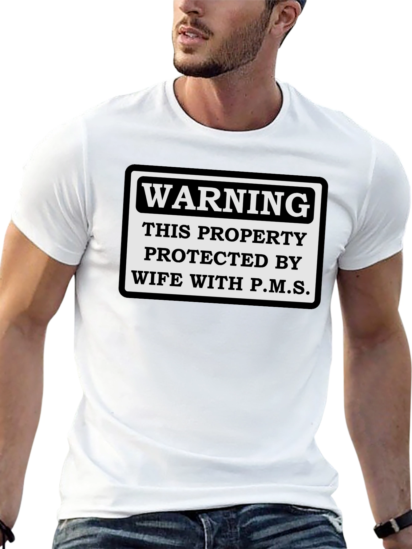Warning Wife with P.M.S. T-Shirt