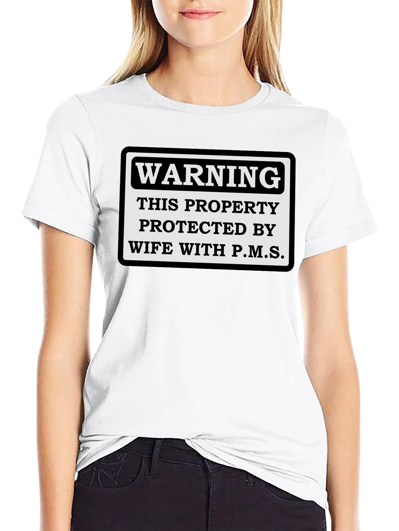 Warning Wife with P.M.S. T-Shirt