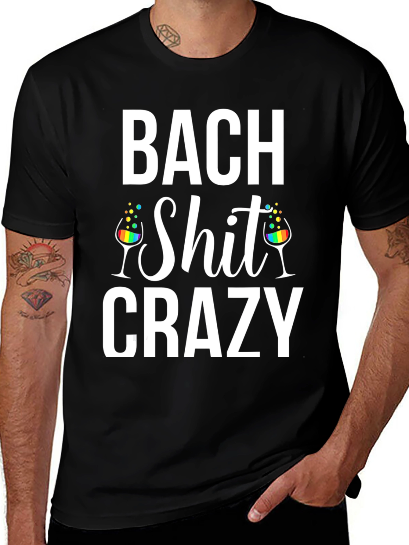 Bach Shit Crazy T-Shirt Bachelorette Party Tee
