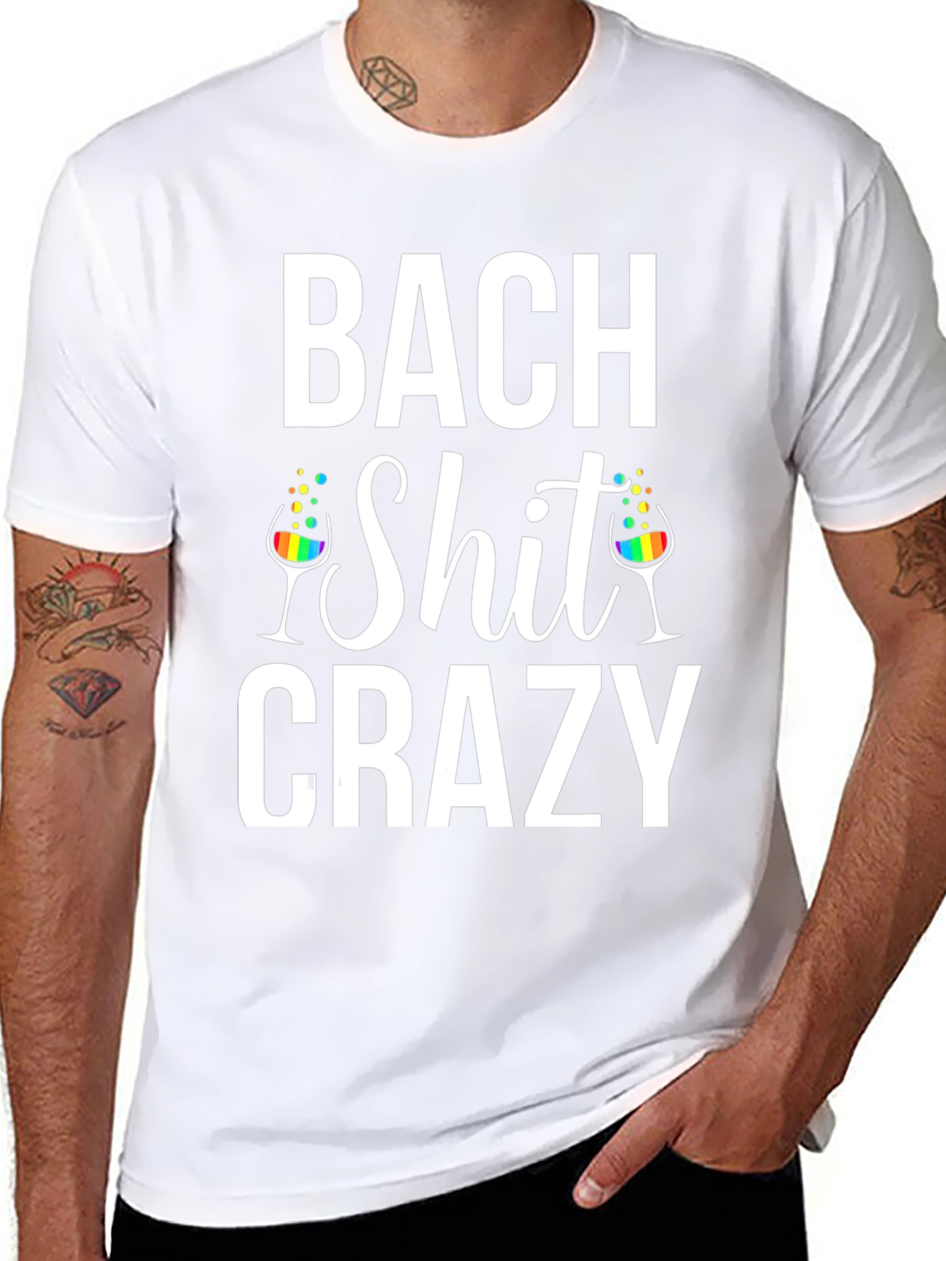 Bach Shit Crazy T-Shirt Bachelorette Party Tee