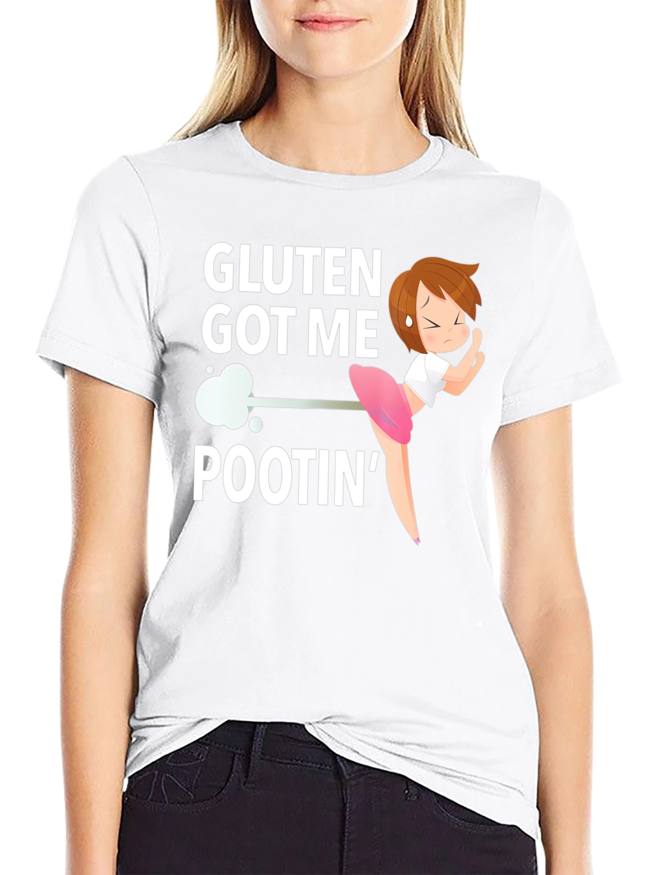 Gluten Got Me Pootin Funny T-Shirt