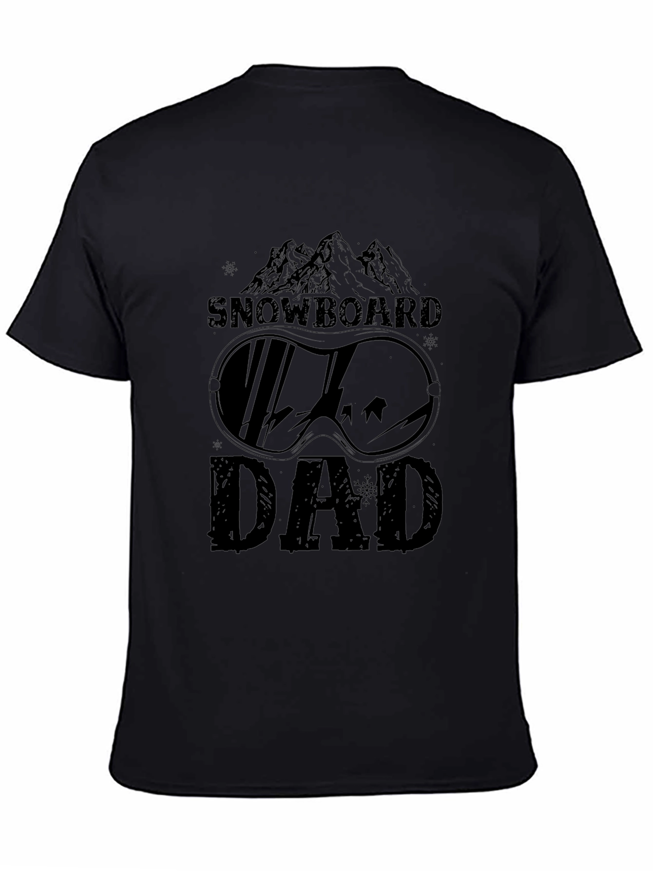 Snowboard Dad T-Shirt - Mountain Graphic Tee