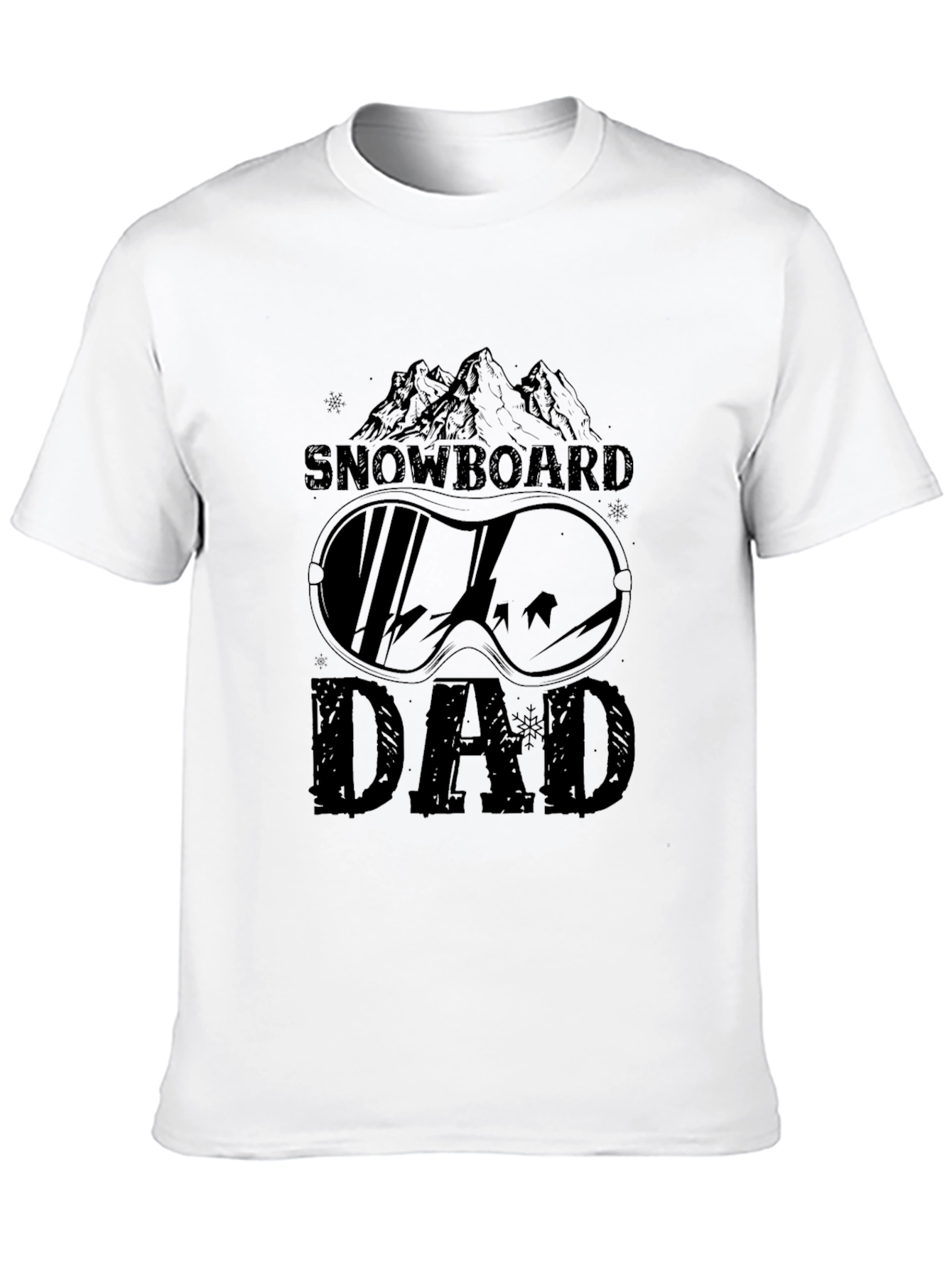Snowboard Dad T-Shirt - Mountain Graphic Tee