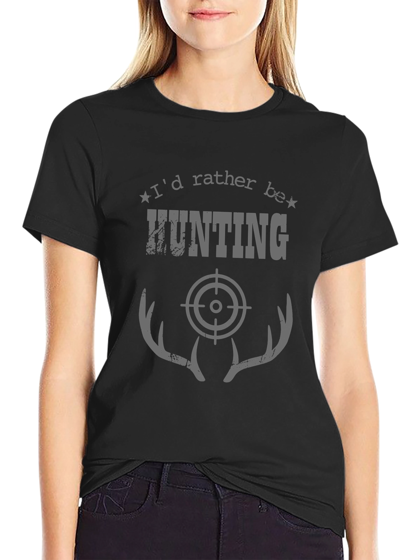 Hunting T-Shirt - Antler Target Graphic Tee