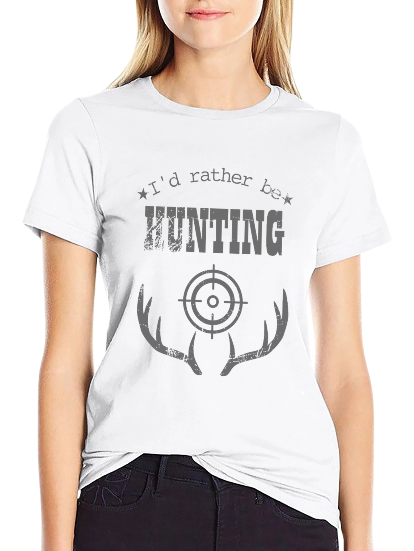 Hunting T-Shirt - Antler Target Graphic Tee