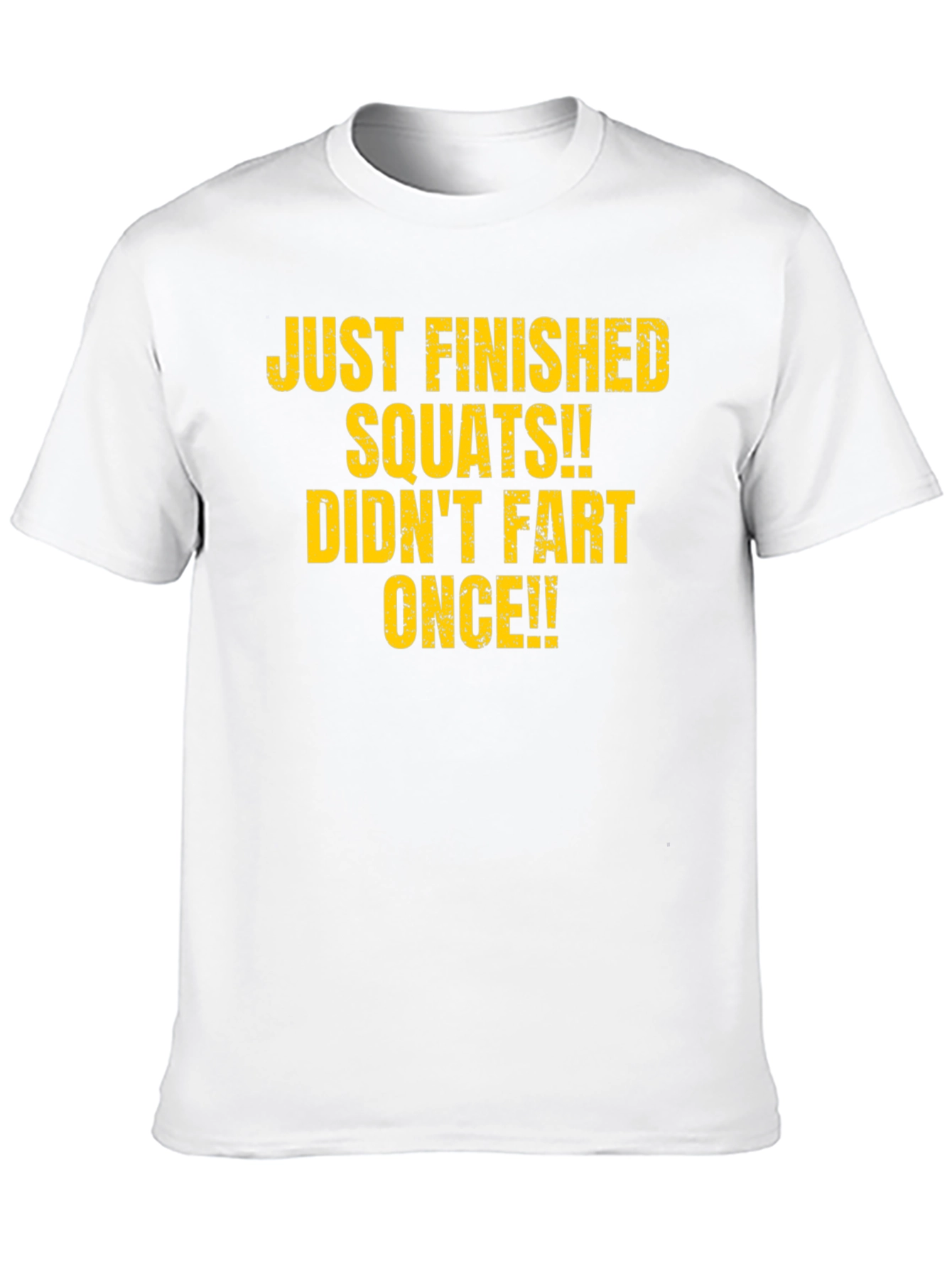 Funny Gym T-Shirt - Squats No Fart