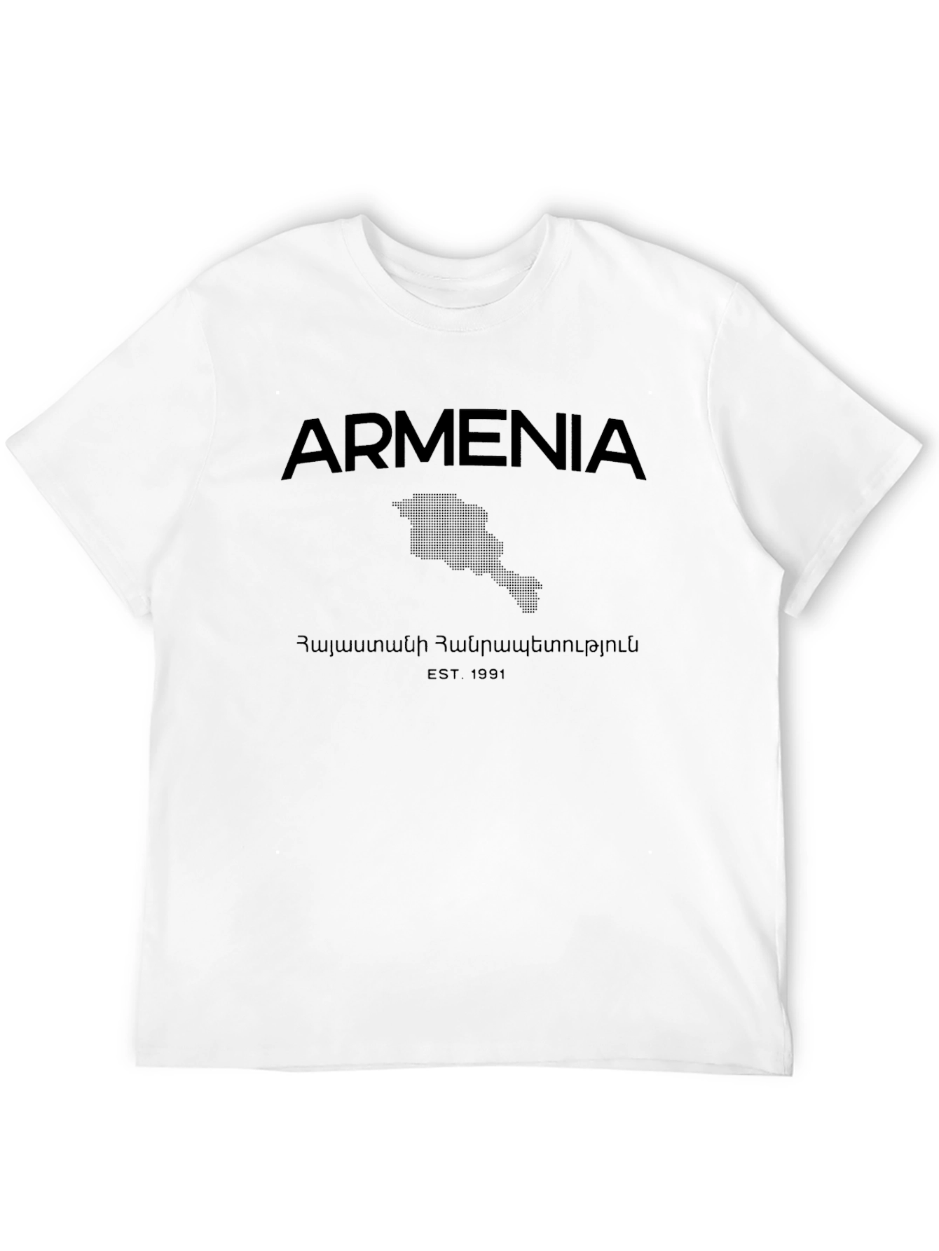 Armenia Republic EST 1991 Black T-Shirt