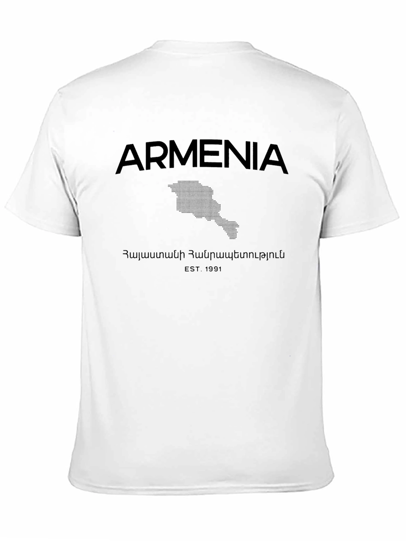 Armenia Republic EST 1991 Black T-Shirt