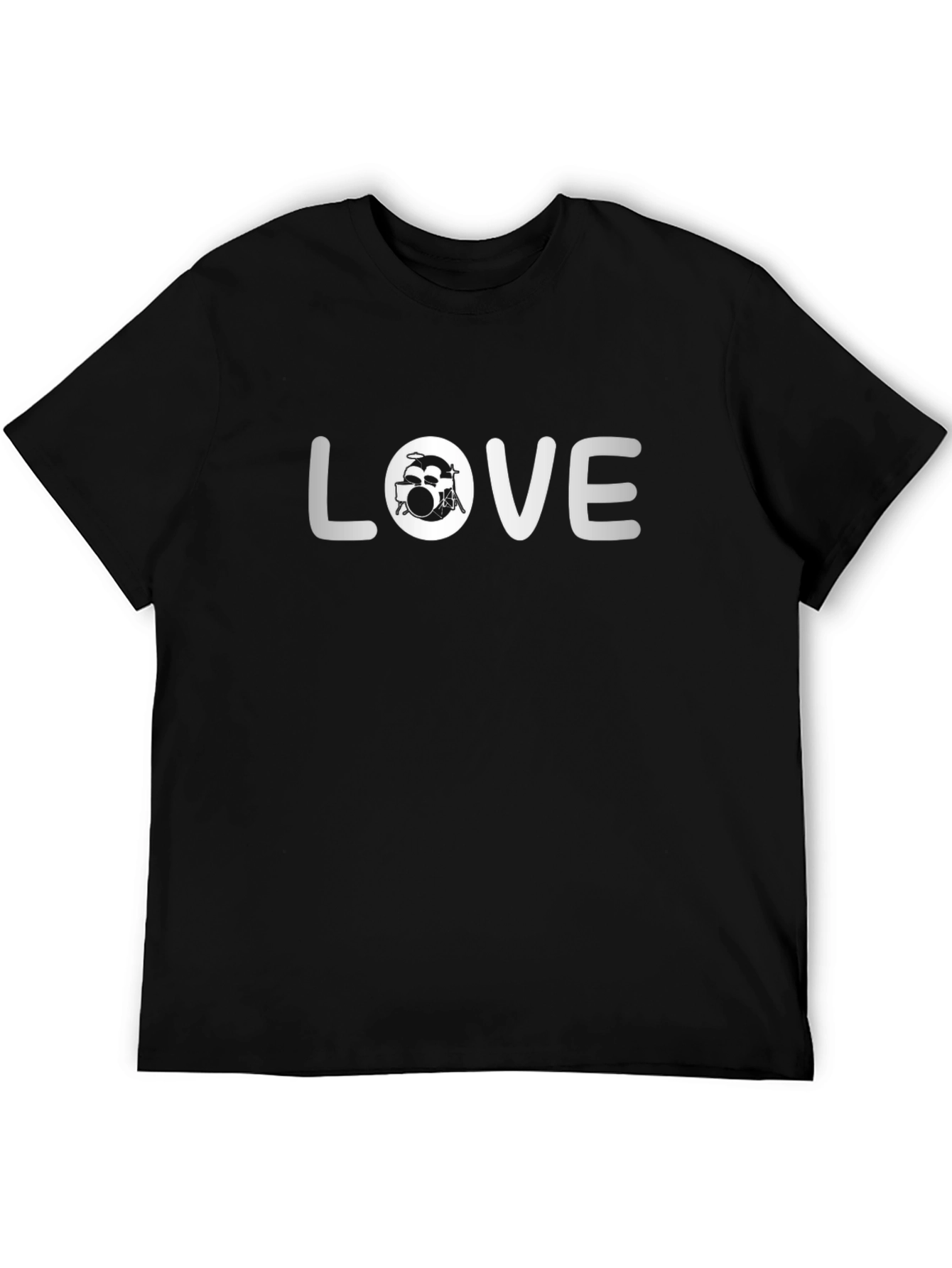 Love Drums Black T-Shirt