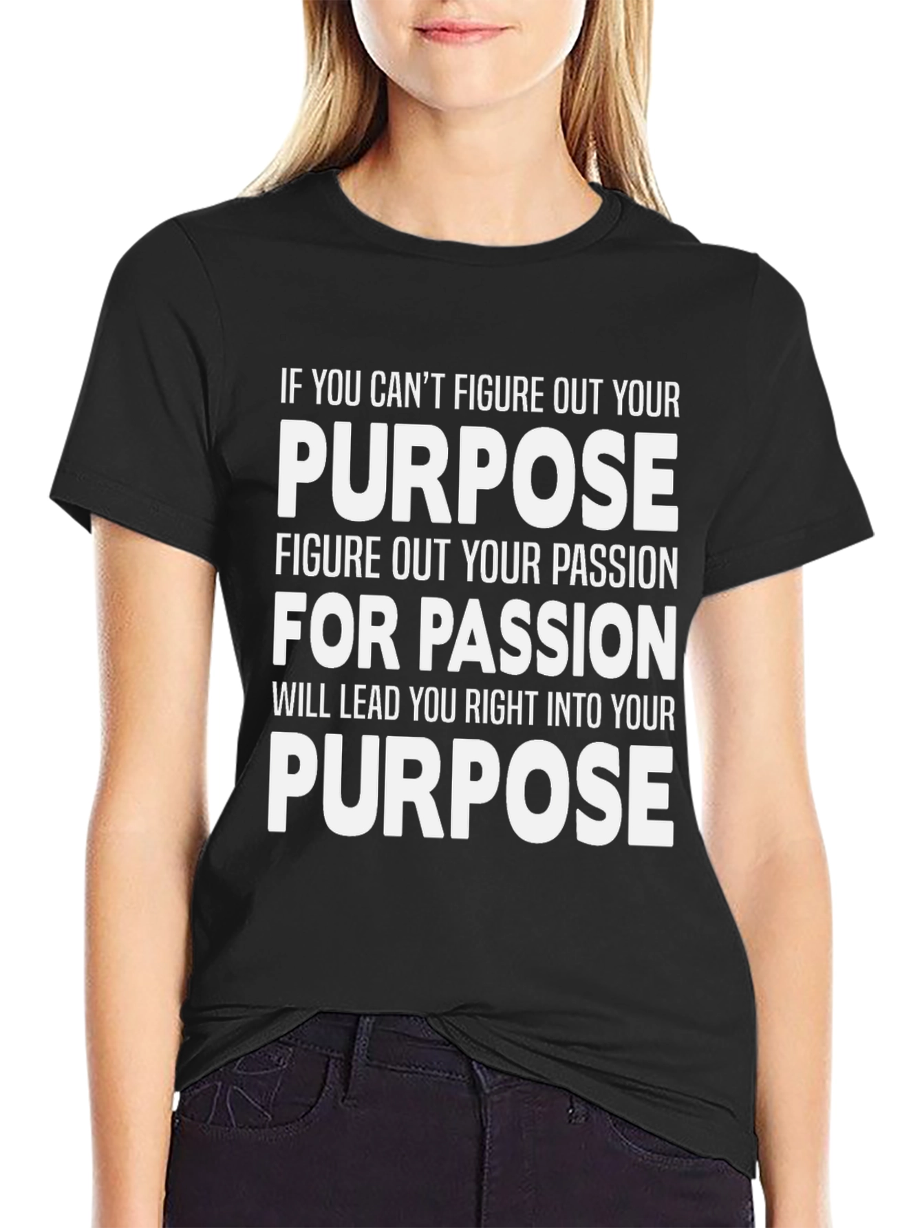 Find Your Purpose T-Shirt - Motivational Design