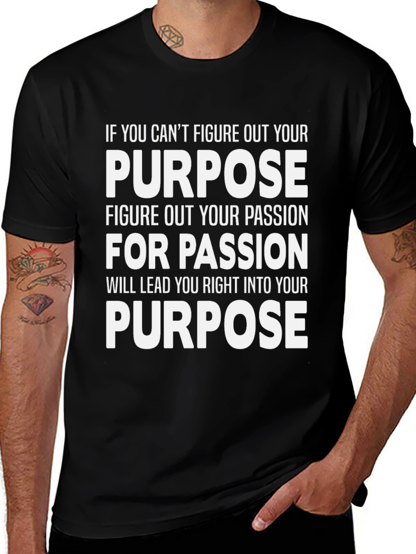 Find Your Purpose T-Shirt - Motivational Design