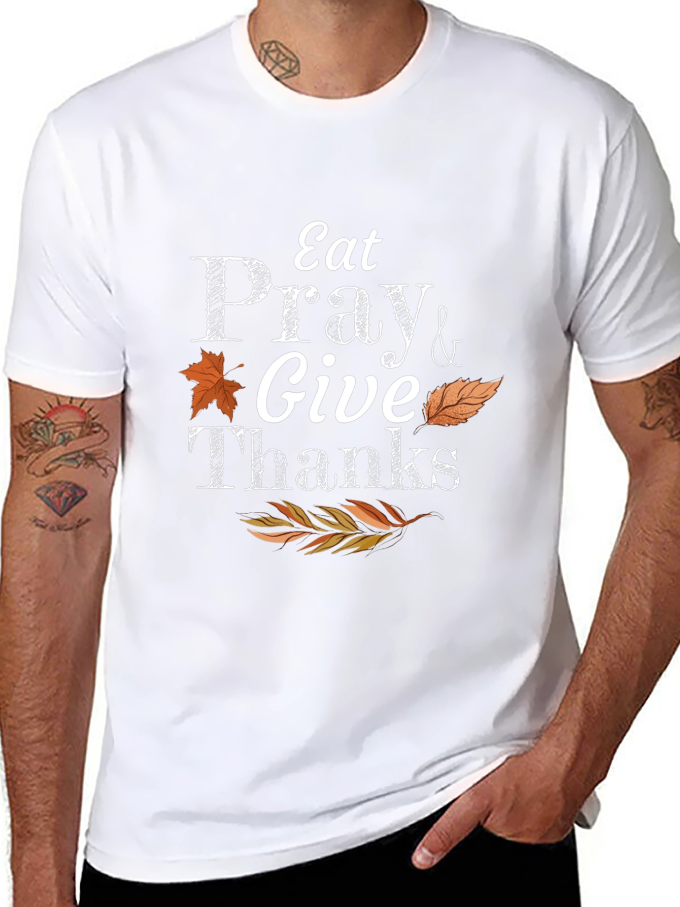 Thanksgiving Eat Pray Give Thanks T-Shirt