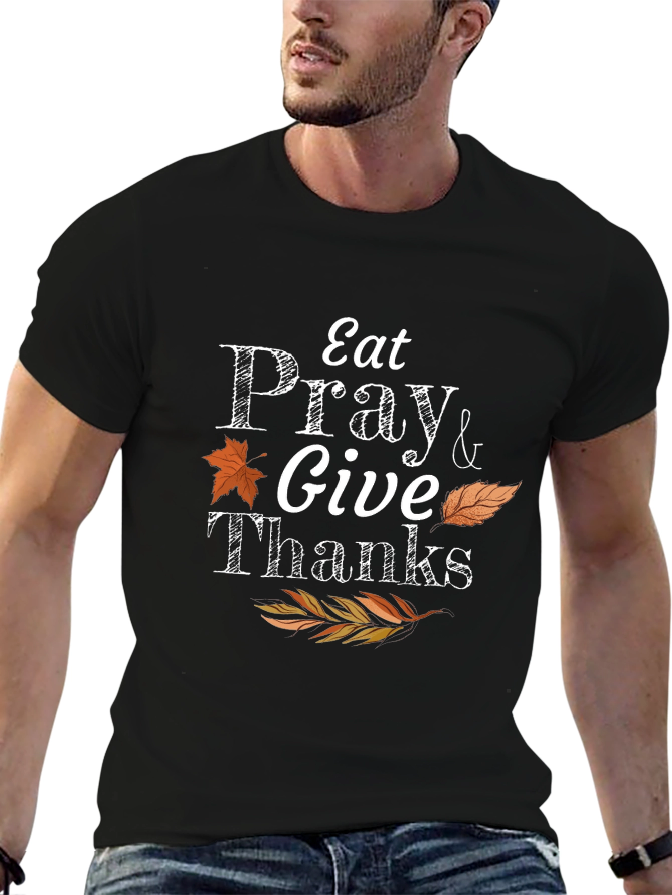 Thanksgiving Eat Pray Give Thanks T-Shirt