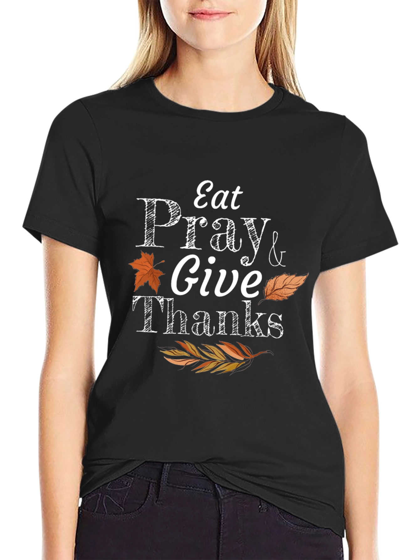 Thanksgiving Eat Pray Give Thanks T-Shirt