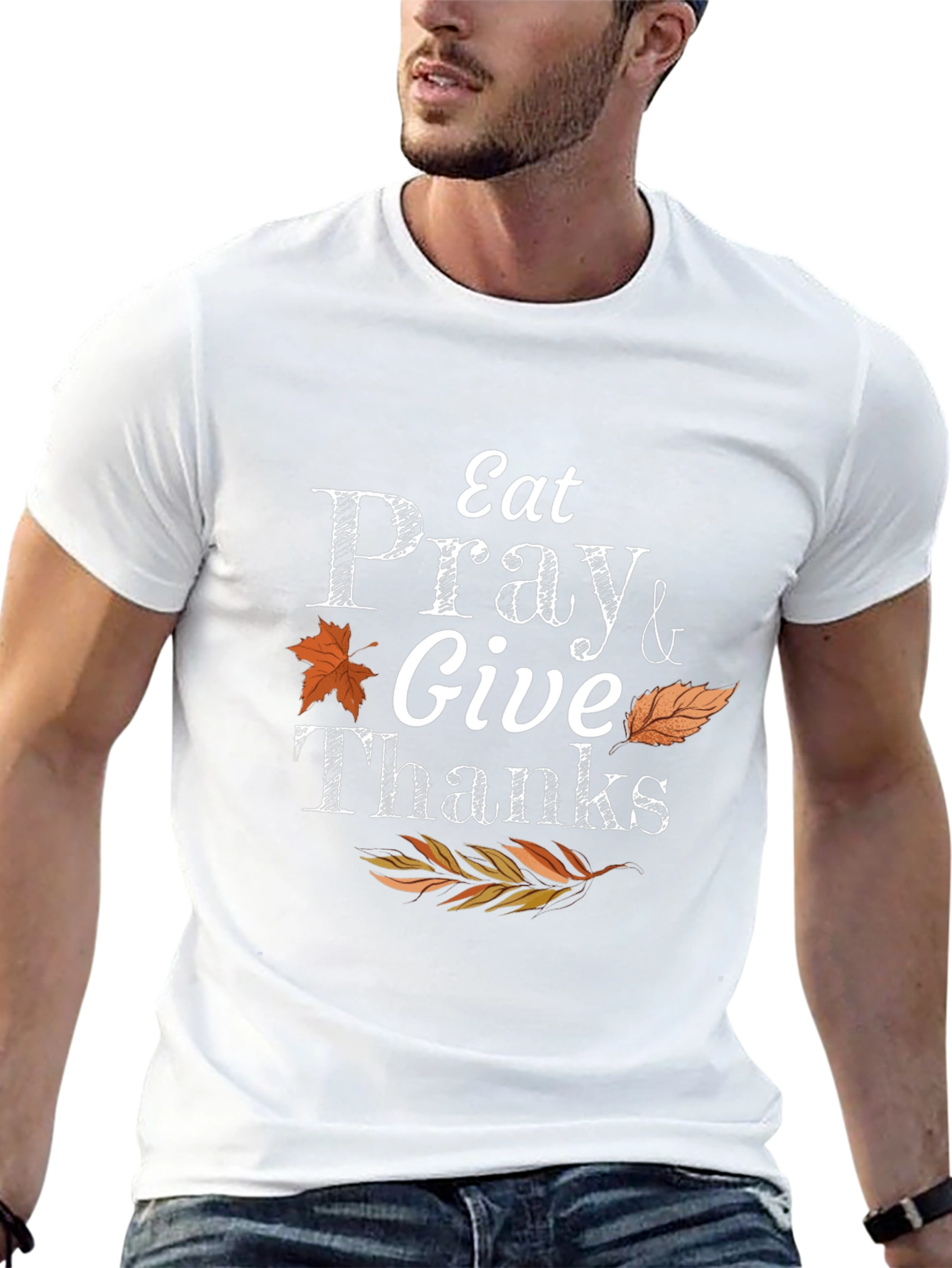 Thanksgiving Eat Pray Give Thanks T-Shirt