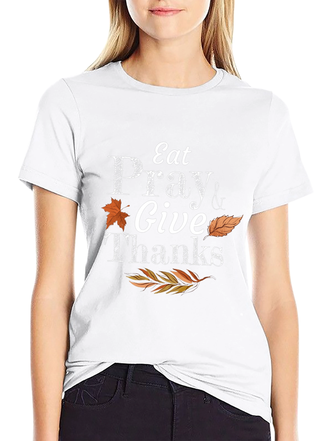 Thanksgiving Eat Pray Give Thanks T-Shirt