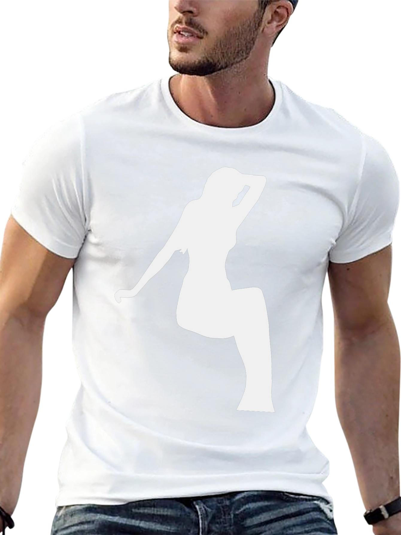 Silhouette Graphic Tee - Mens Black T-Shirt