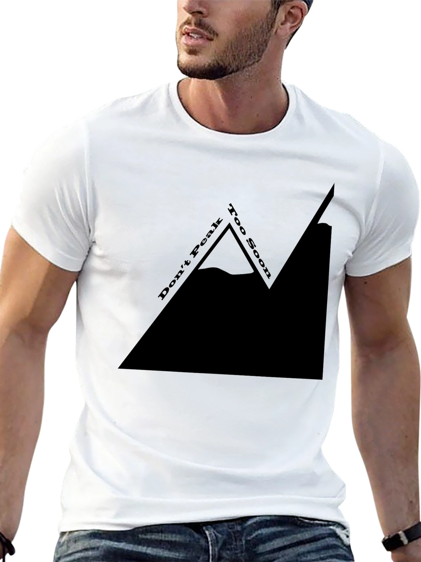 Dont Peak Too Soon Black Graphic Tee