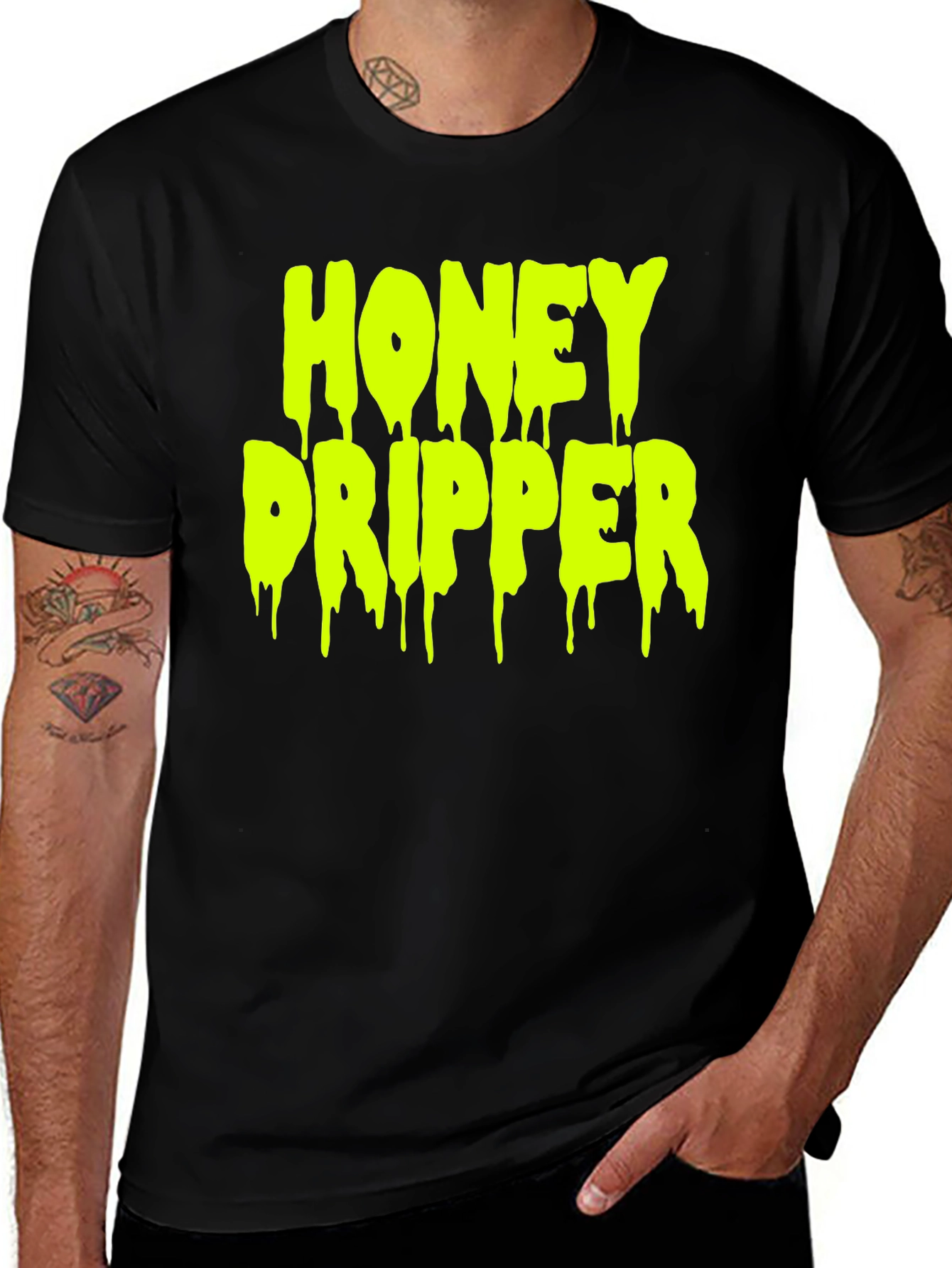 Honey Dripper Graphic Tee - Cool Streetwear Shirt