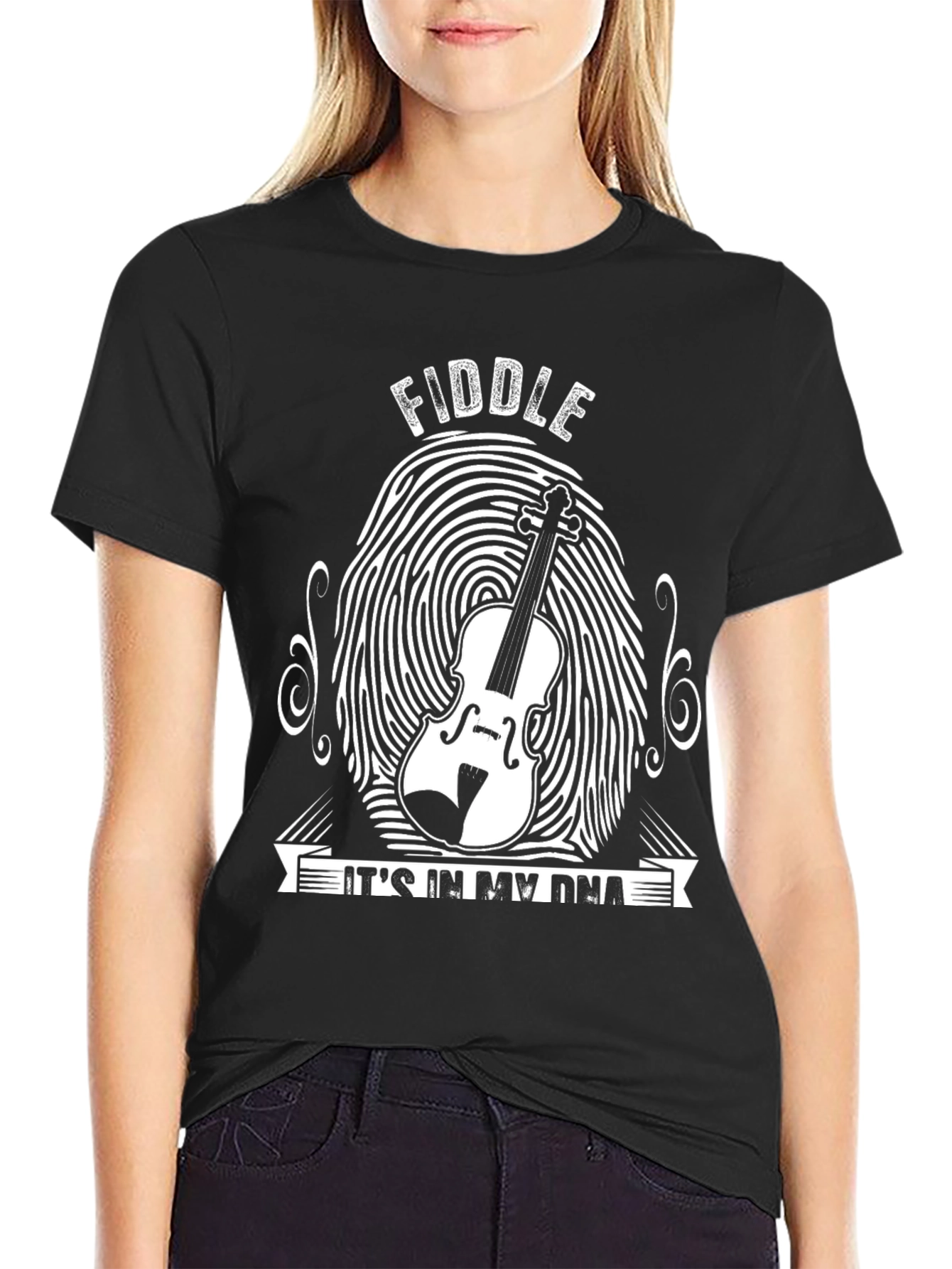 Fiddle Its in My DNA T-Shirt