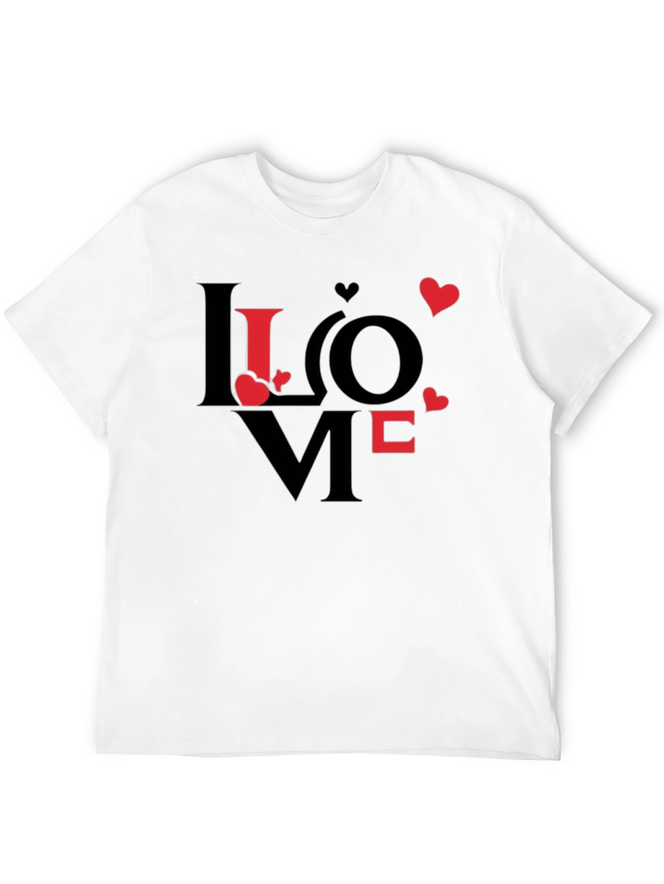 Love Graphic Print Crew Neck T-Shirt