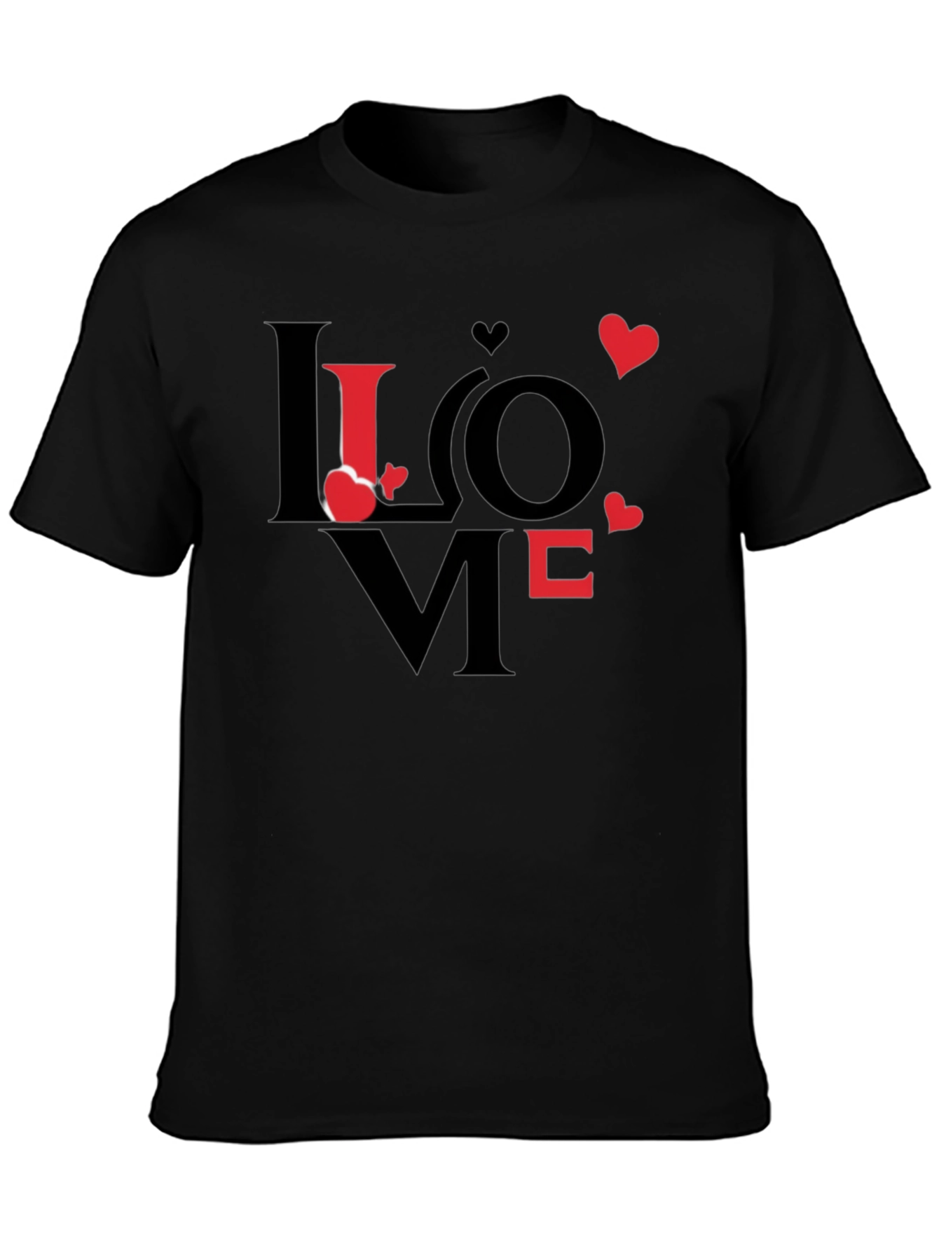 Love Graphic Print Crew Neck T-Shirt