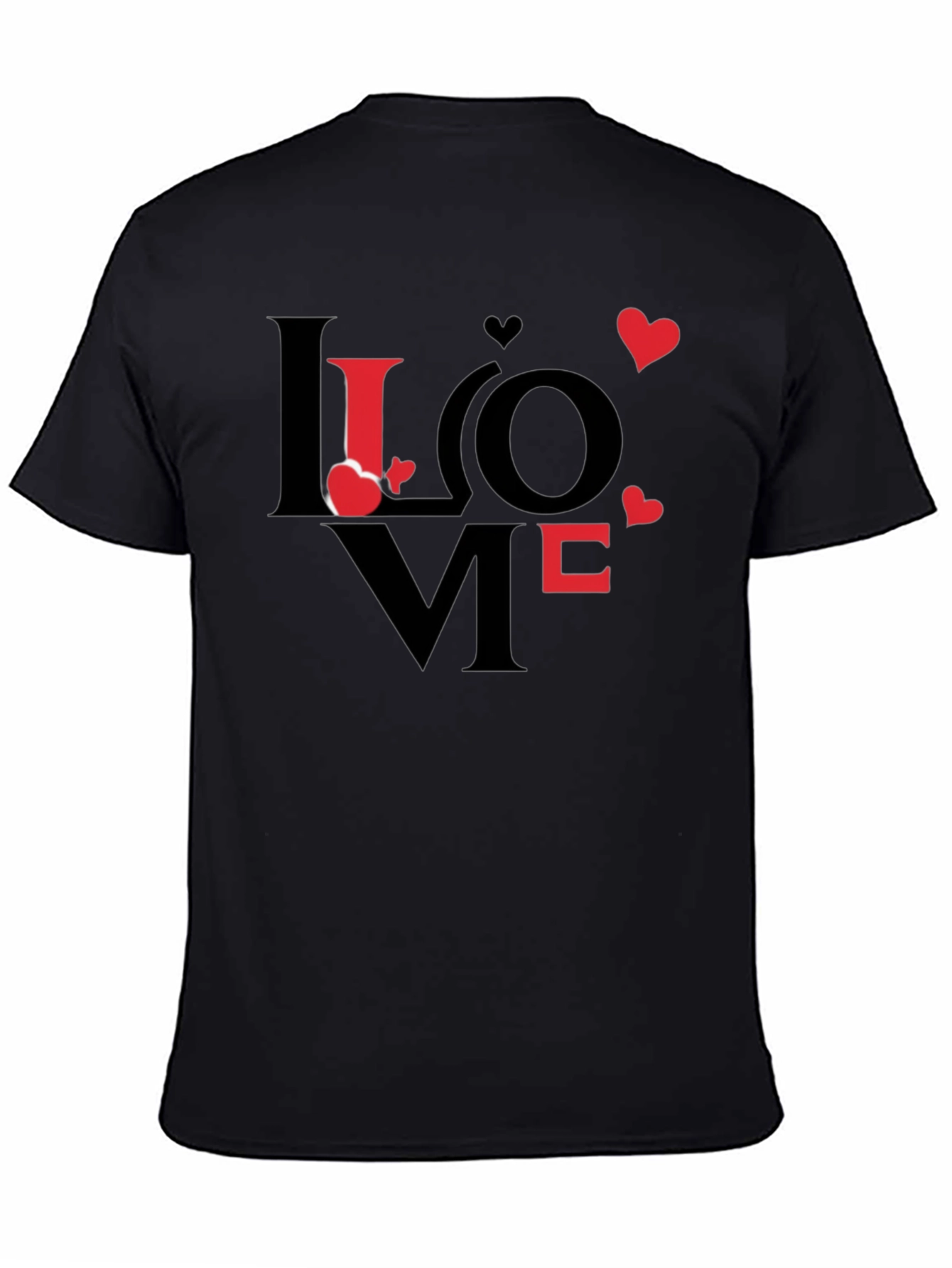 Love Graphic Print Crew Neck T-Shirt