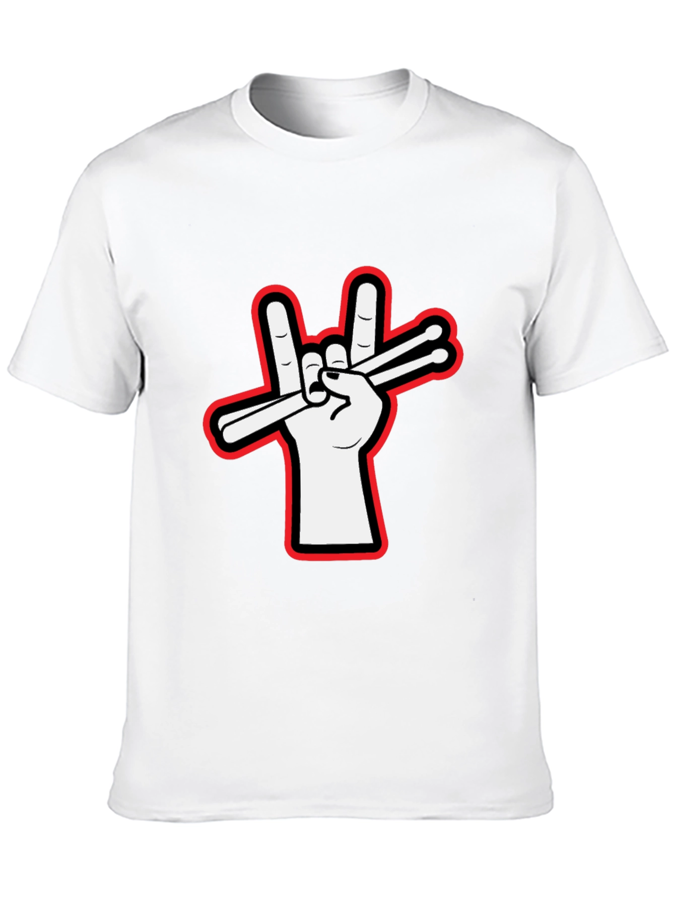 Rock Hand Drum Sticks T-Shirt